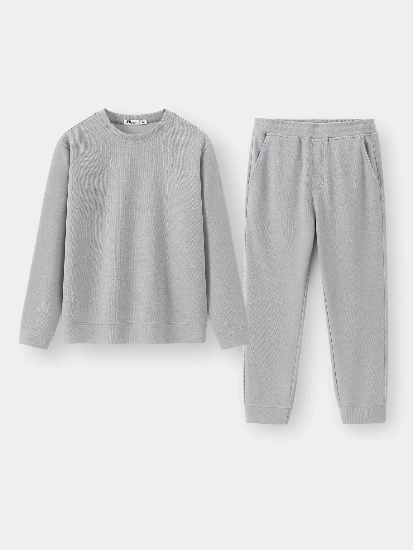 Bộ Quần Áo Nỉ Nam 5S Fashion Dệt Hiệu Ứng Phom Slimfit BNI24022