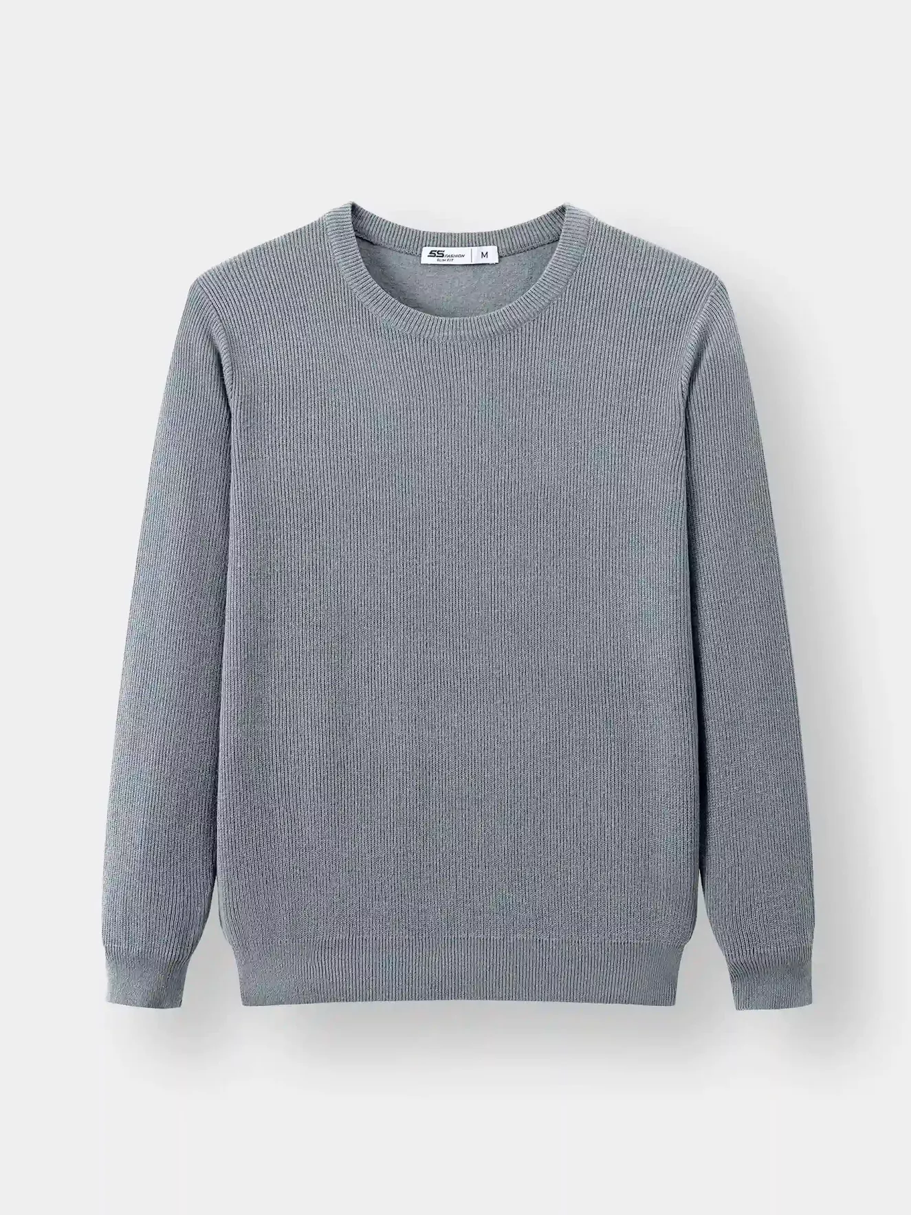 Áo Len Trơn Nam 5S Fashion Slim Fit ALO23004