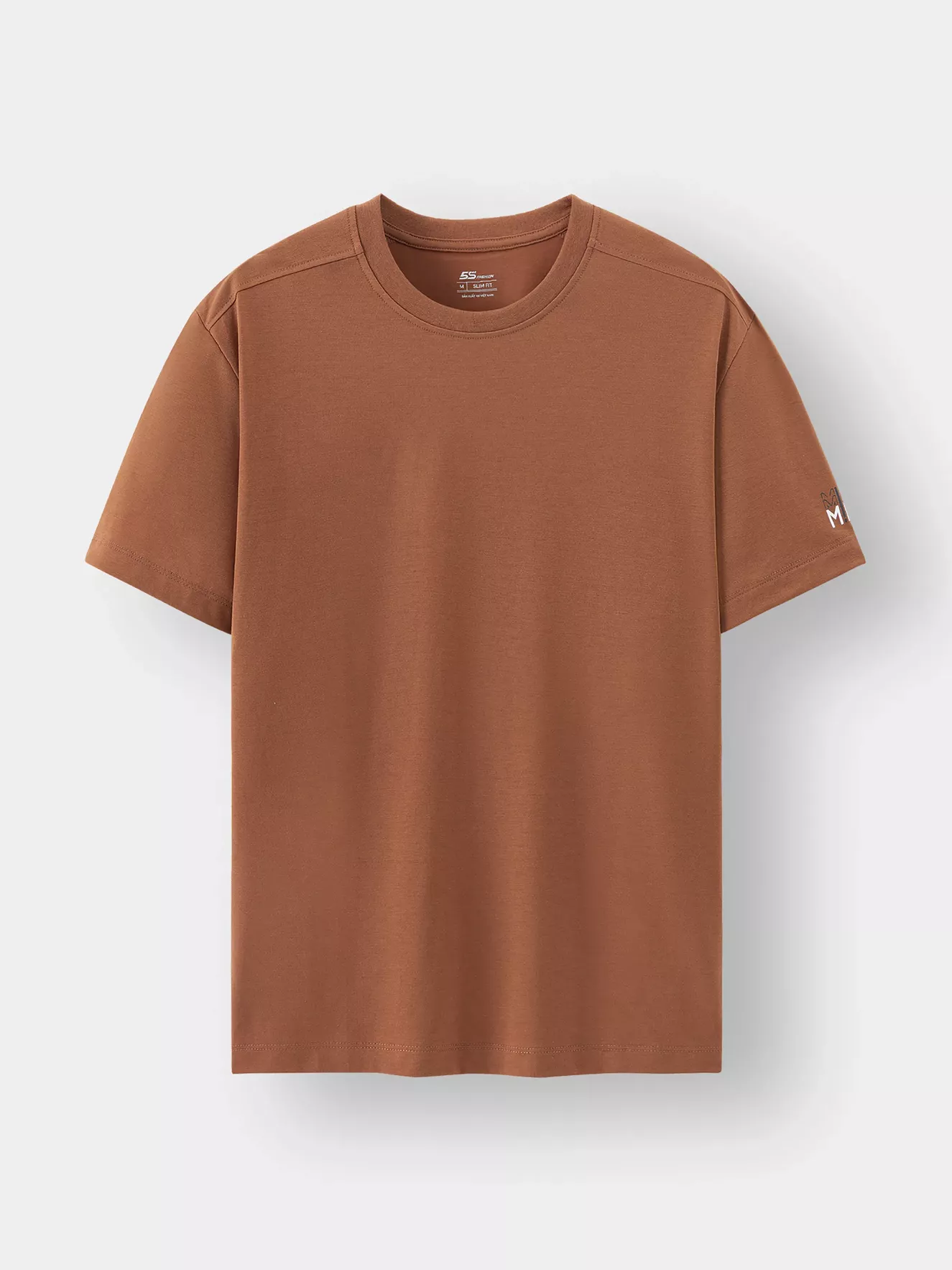 Áo Thun Nam Ngắn Tay 5S Fashion In Tay Slimfit ATS24031