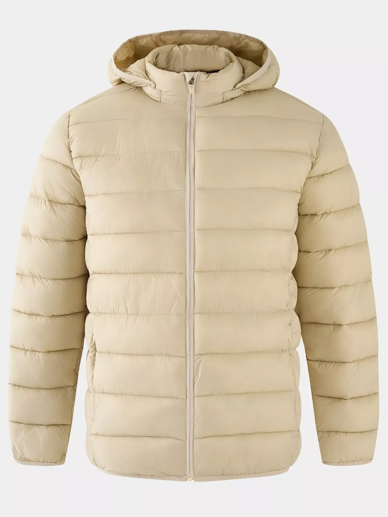 Áo Khoác Phao Nam Siêu Nhẹ Air-PUFFER HEATLOCK 5S FASHION Mũ Tháo Rời M0APH25011