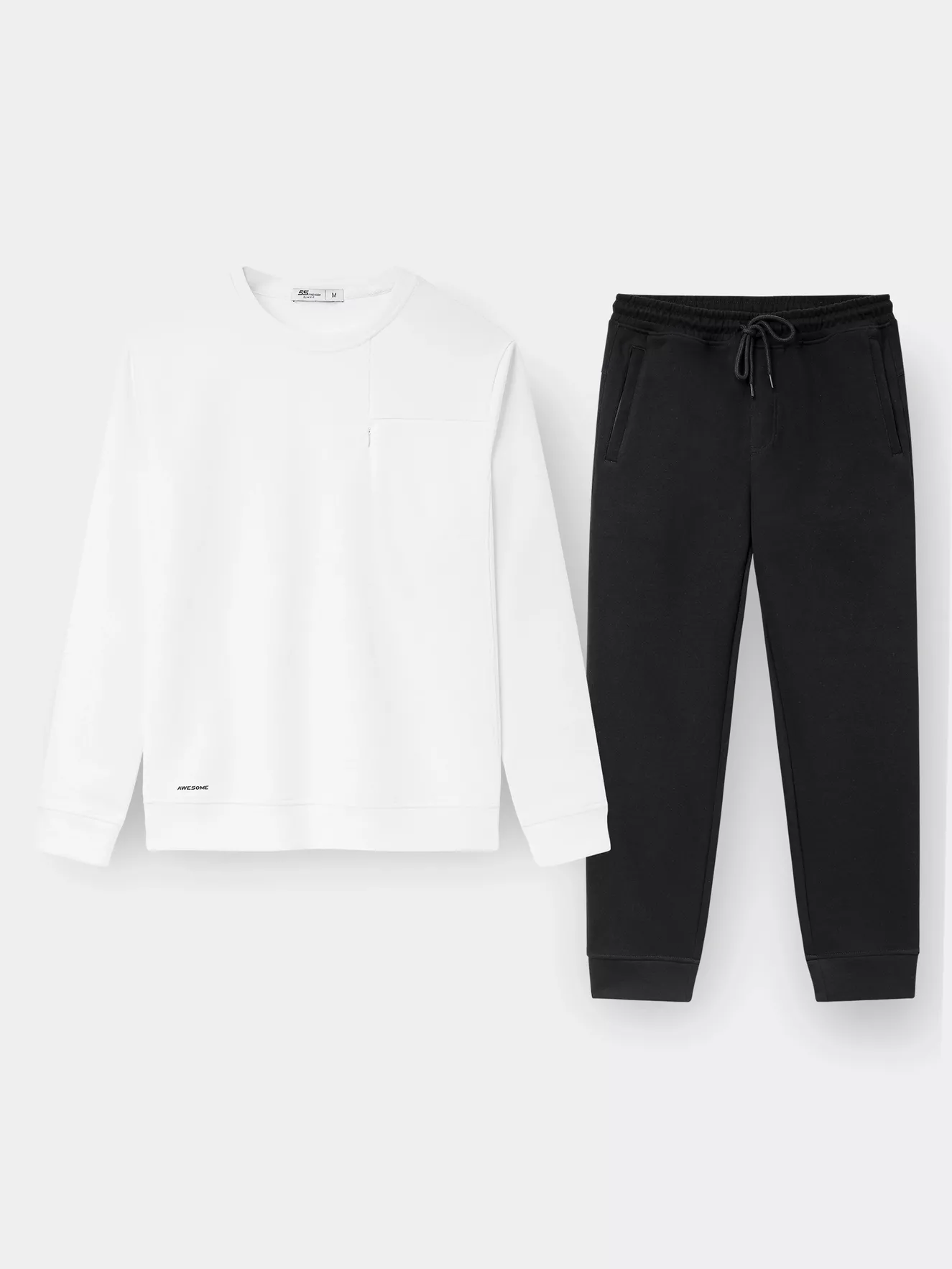 Bộ Quần Áo Nam Dài Tay 5S Fashion Chất Nỉ Có Túi Khóa BNI23026