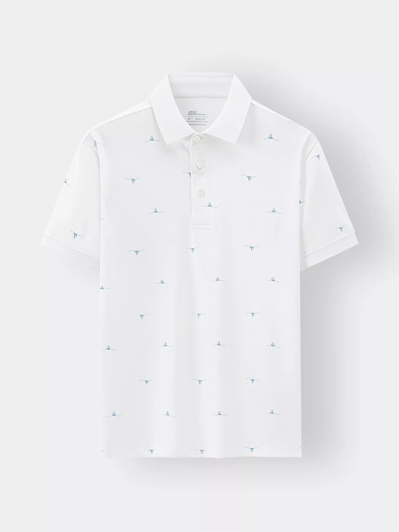 Áo Polo Nam 5S Fashion Họa Tiết Slimfit APC24052