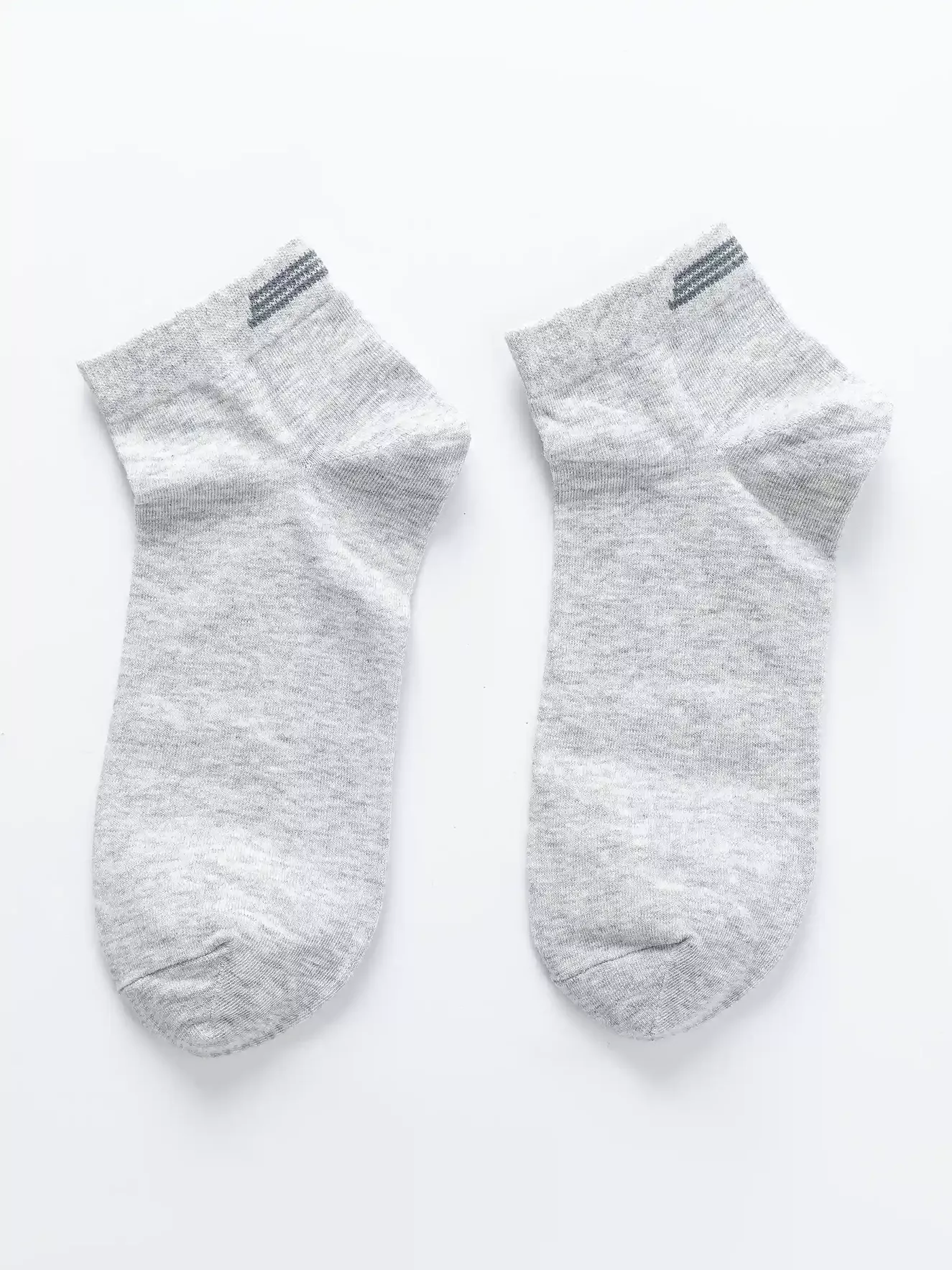 Tất Nam Cổ Lửng 5S Fashion Phối Dệt Kẻ TAT24131