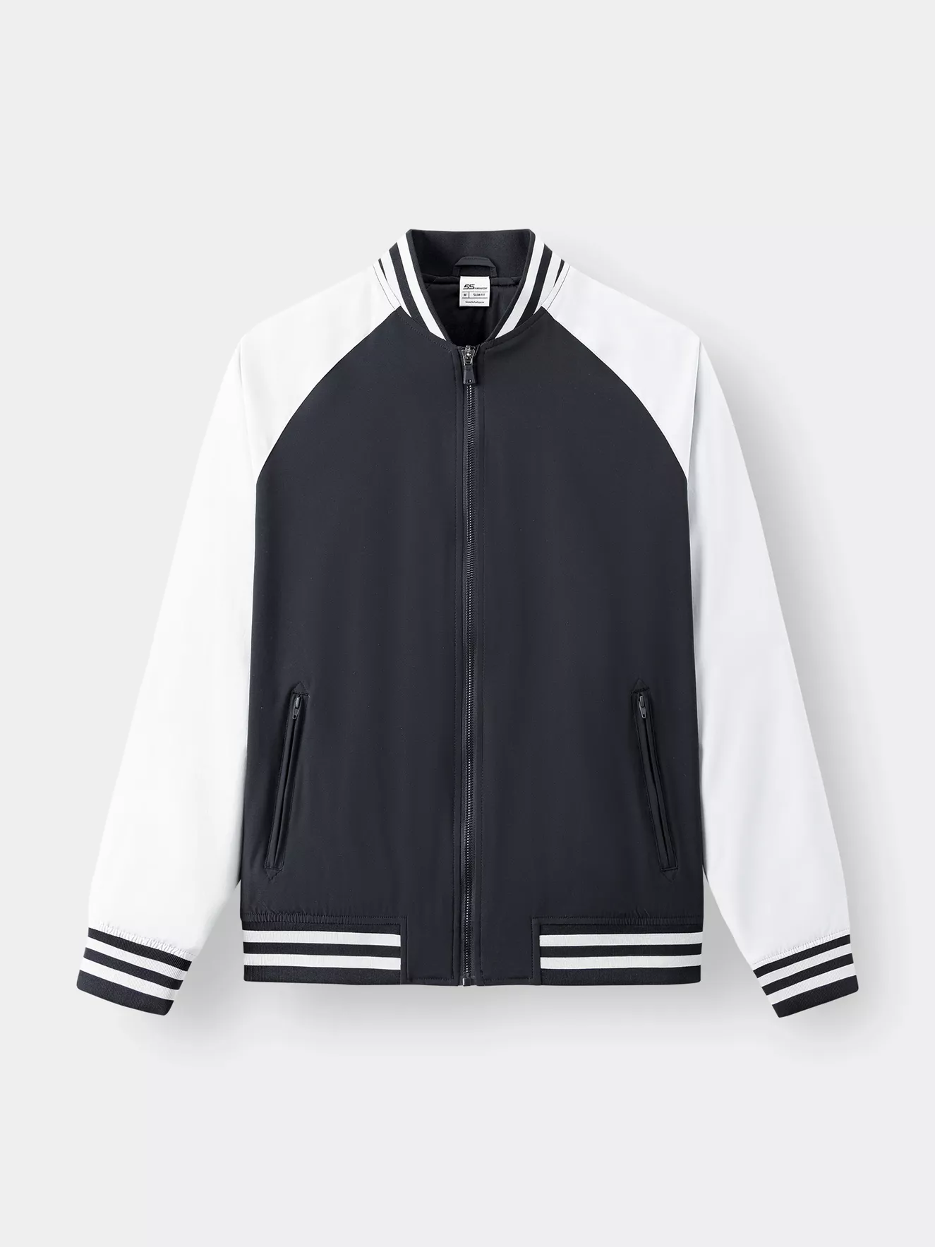 Áo Khoác Bomber Nam 5S Fashion Tay Raglan Phối Màu AKB24060