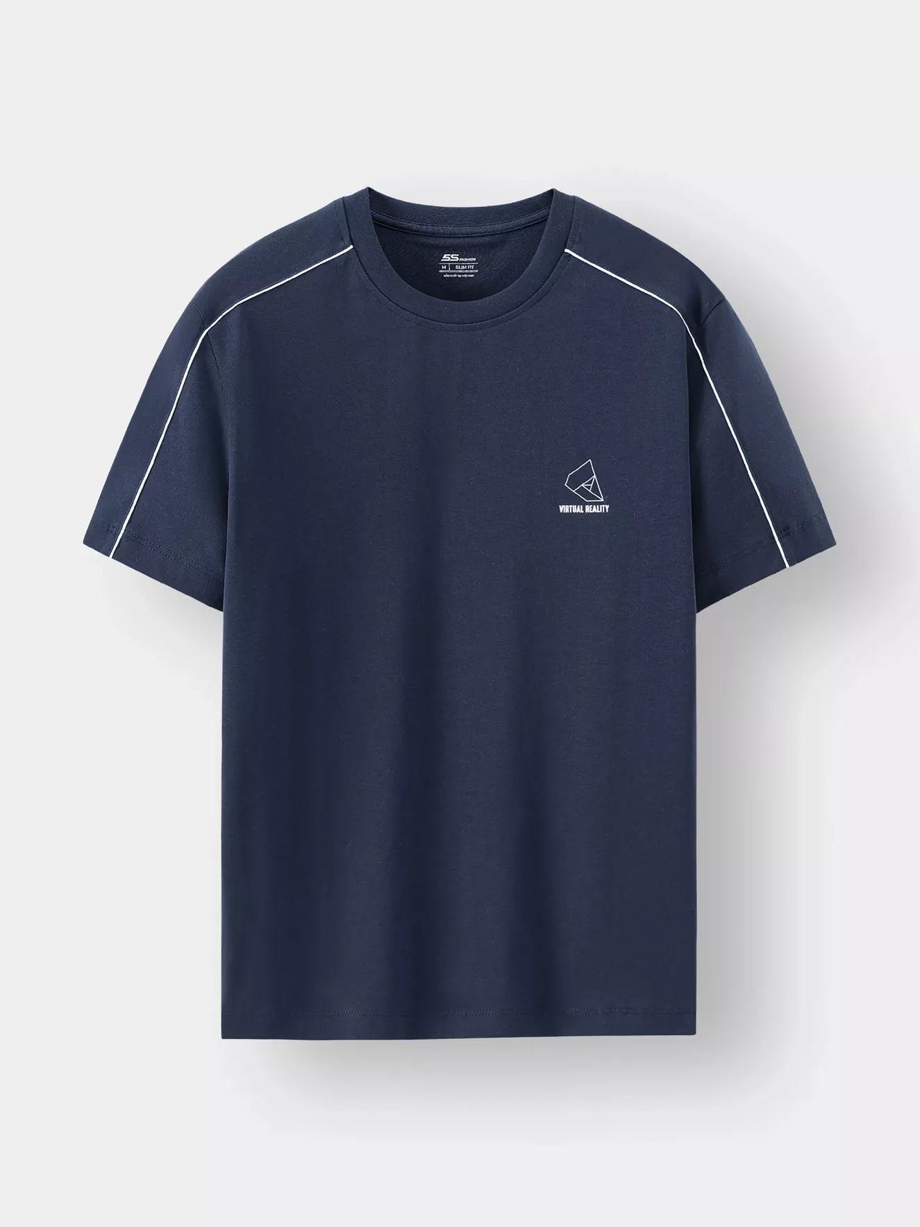 Áo Thun Nam Ngắn Tay 5S Fashion Virtual Reality Slimfit ATS24045
