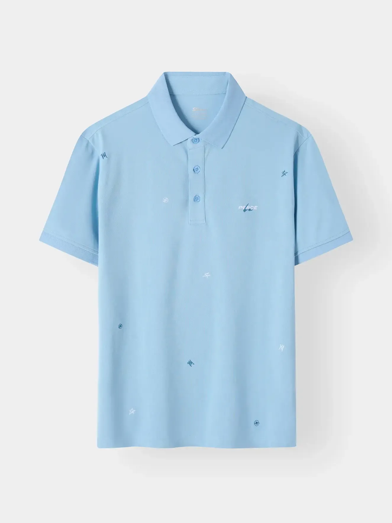 Áo Polo Nam 5S Fashion Thêu Họa Tiết Phom Slimfit M0APC26093
