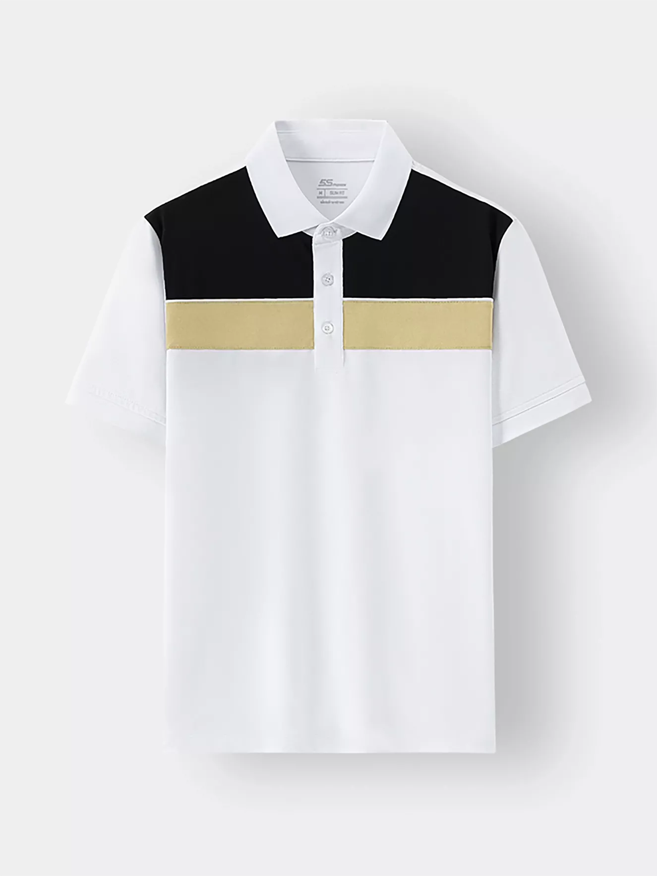 Quần Áo Nam 5S Fashion Kẻ Ngang Ngực Slimfit BAPC24004-BQST24004