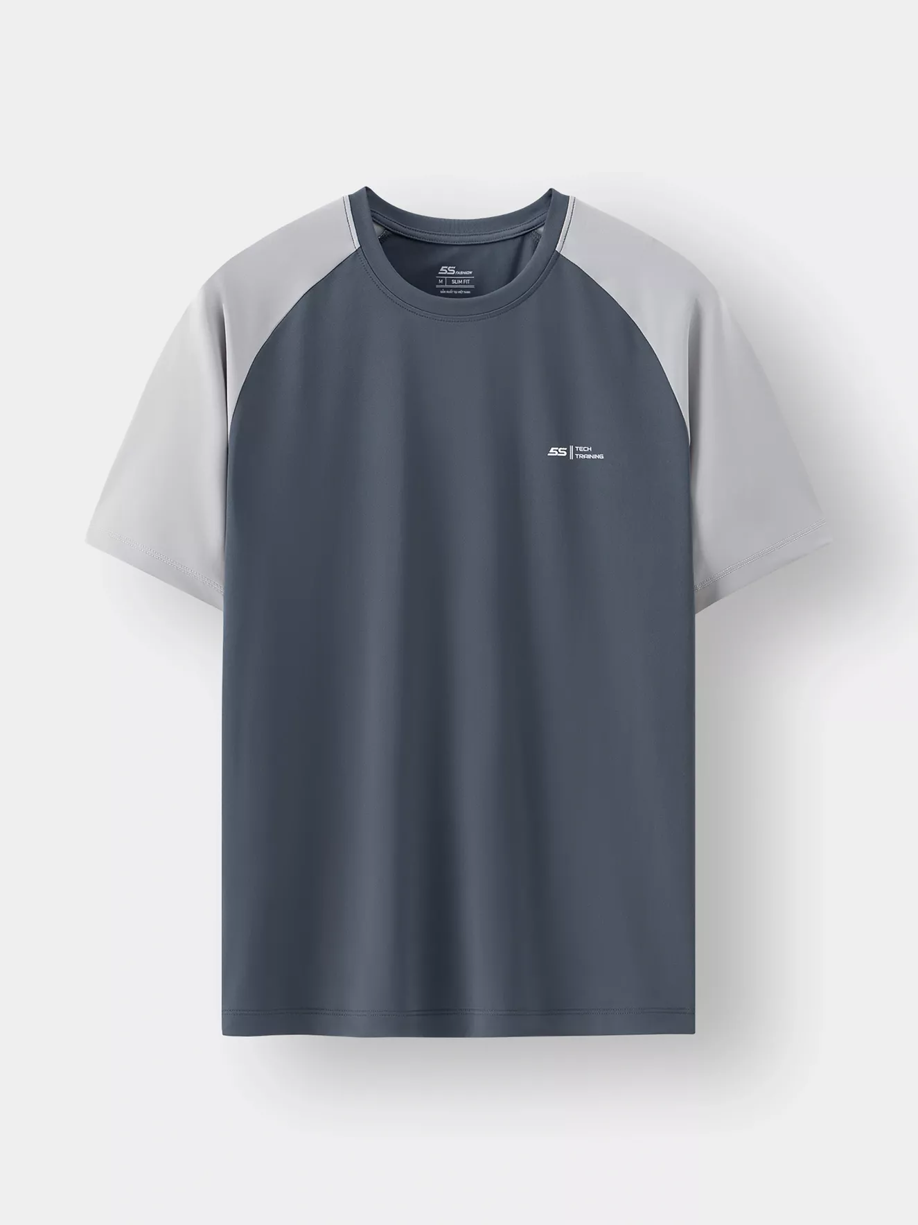 Áo Thun Nam Ngắn Tay 5S Fashion Tay Raglan Slimfit ATS24047