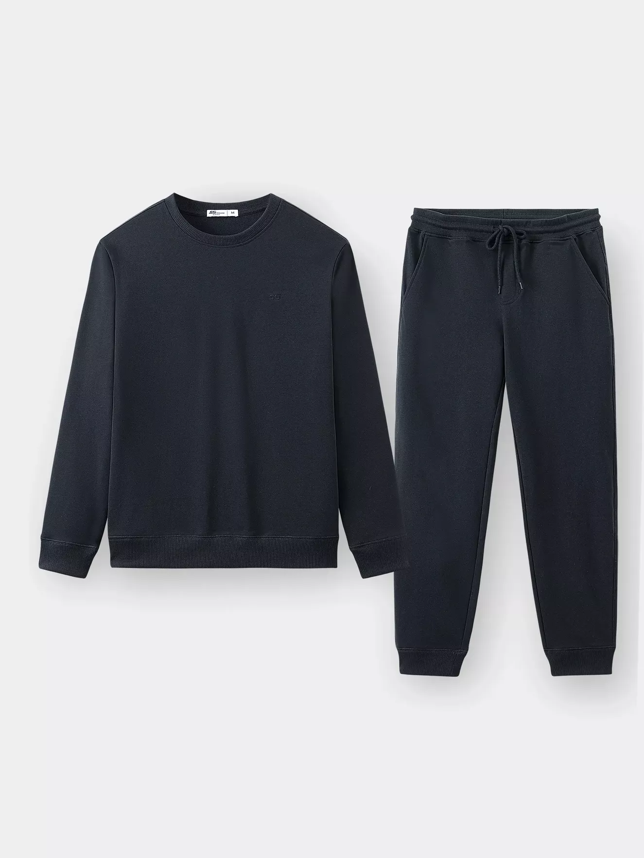 Bộ Nỉ Nam Dài Tay 5S Fashion Basic Phom Slimfit BNI23019