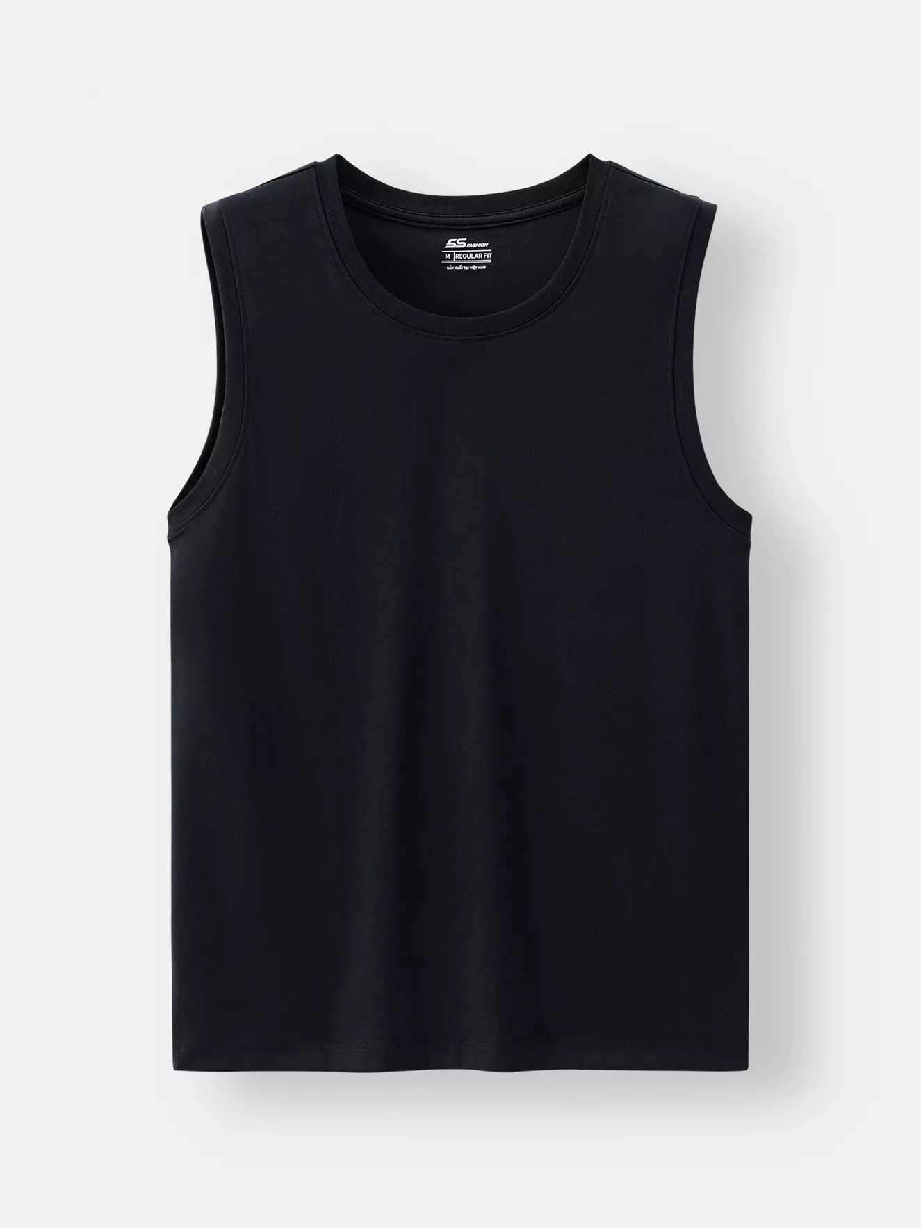 Áo Tanktop Nam 5S Fashion Trơn Basic Regular ASN25003