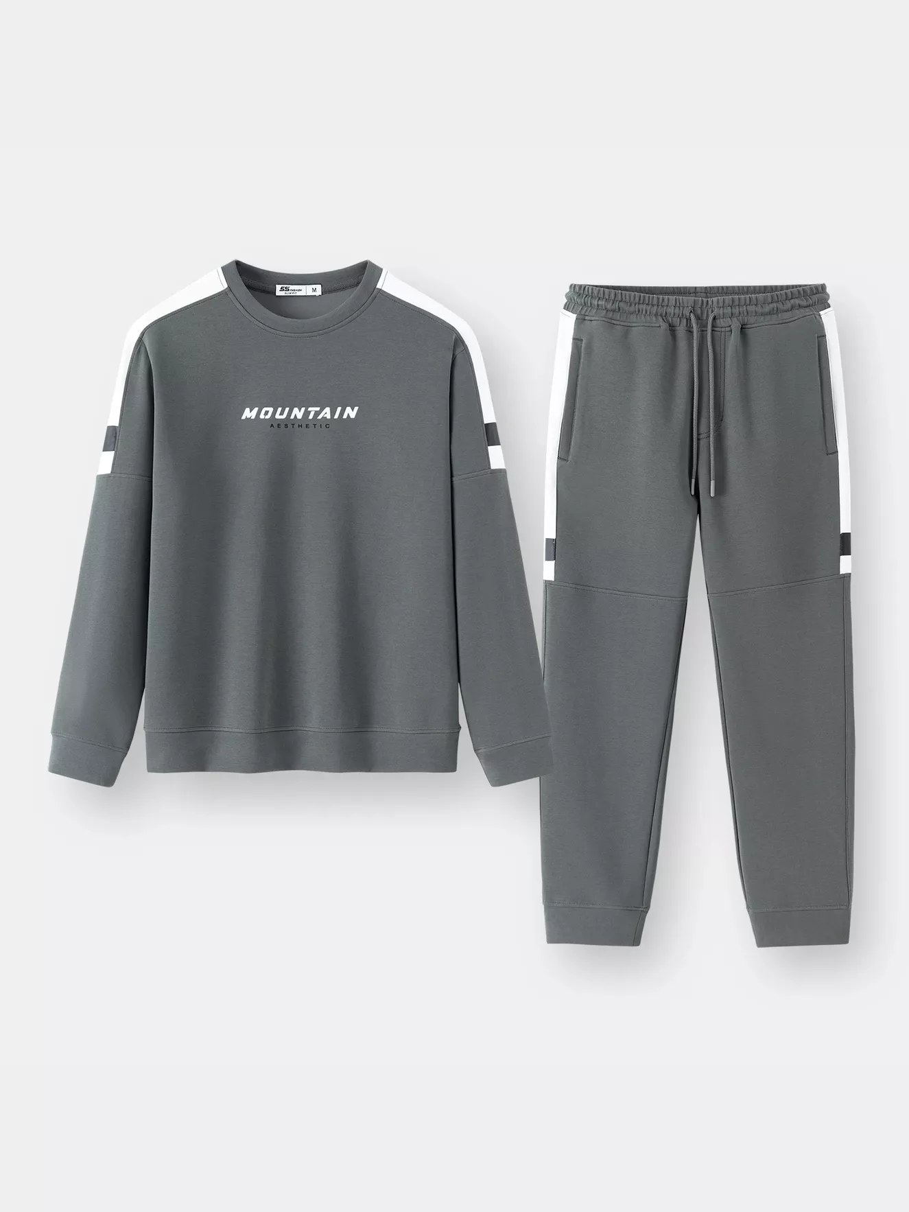 Bộ Quần Áo Nỉ Nam 5S Fashion In Chữ Can Phối BNI24004