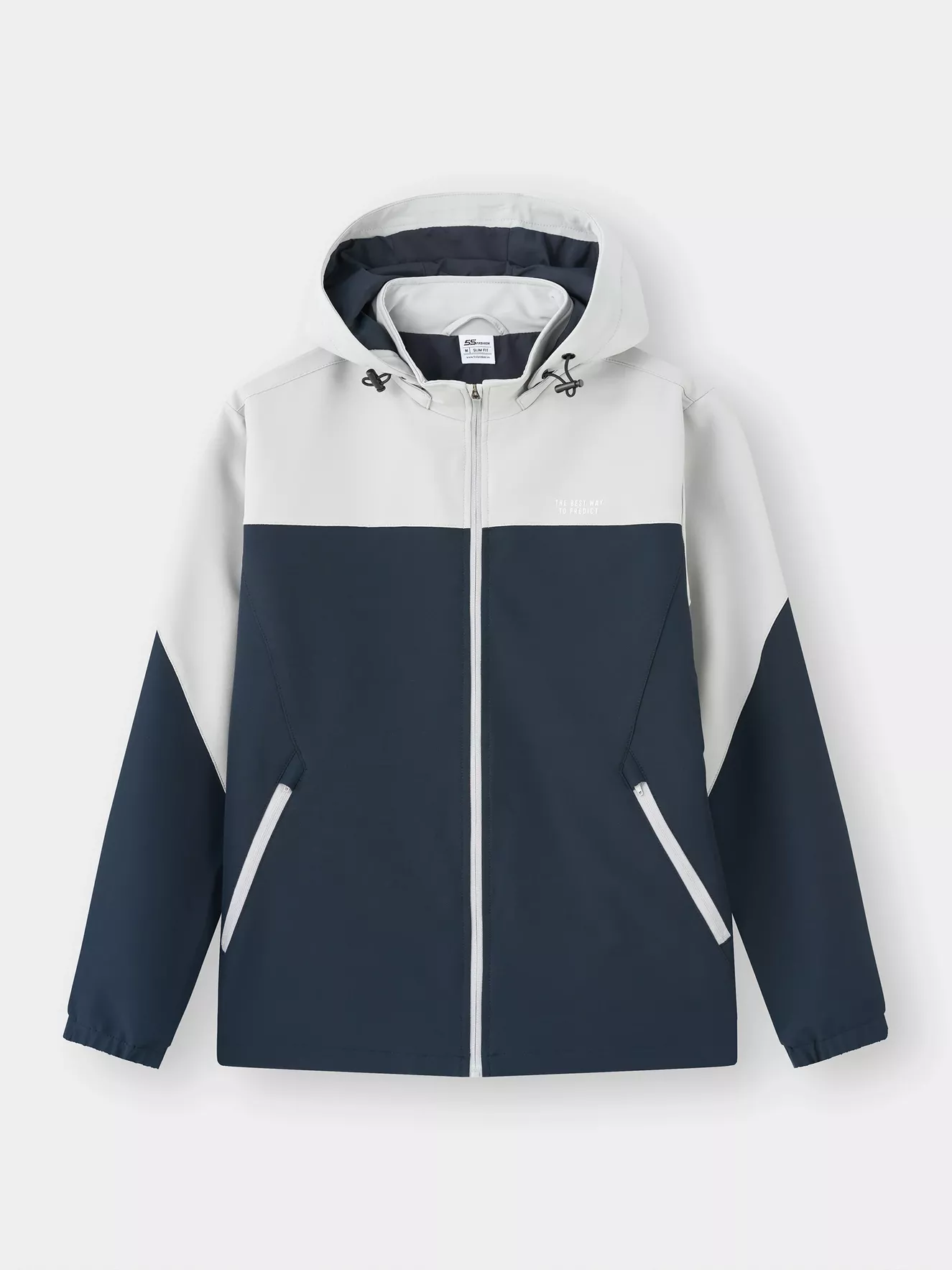 Áo Khoác Gió Nam 5S Fashion Can Phối Mũ Rời MBAKG25001