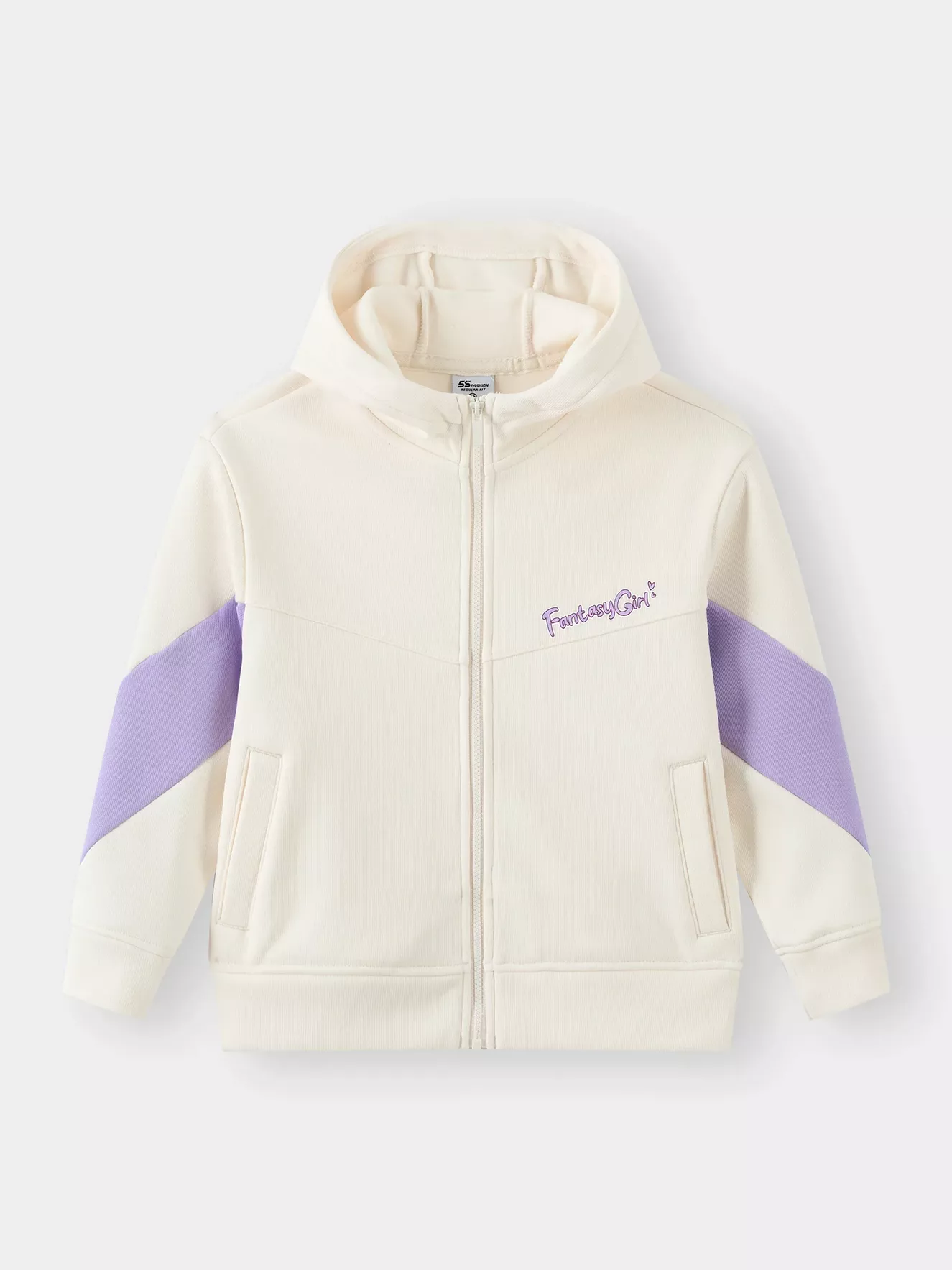 Áo Nỉ Khóa Có Mũ Bé Gái 5S Fashion Thời Trang GBAKN25002