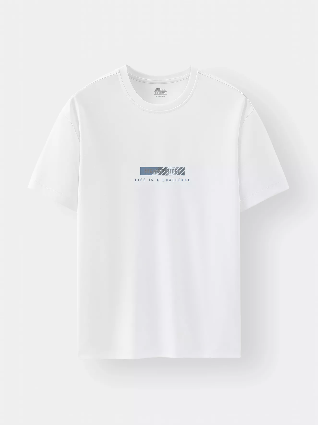 Áo Thun Nam Ngắn Tay 5S Fashion In Đơn Giản ATS25004