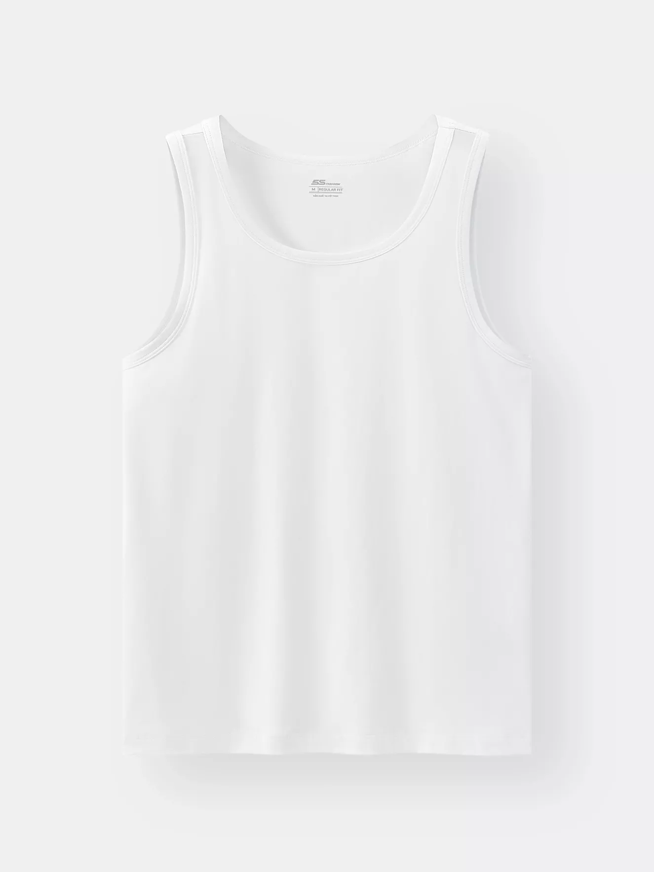 Áo Ba Lỗ Nam 5S Fashion Cotton Basic Phom Regular ABL25002