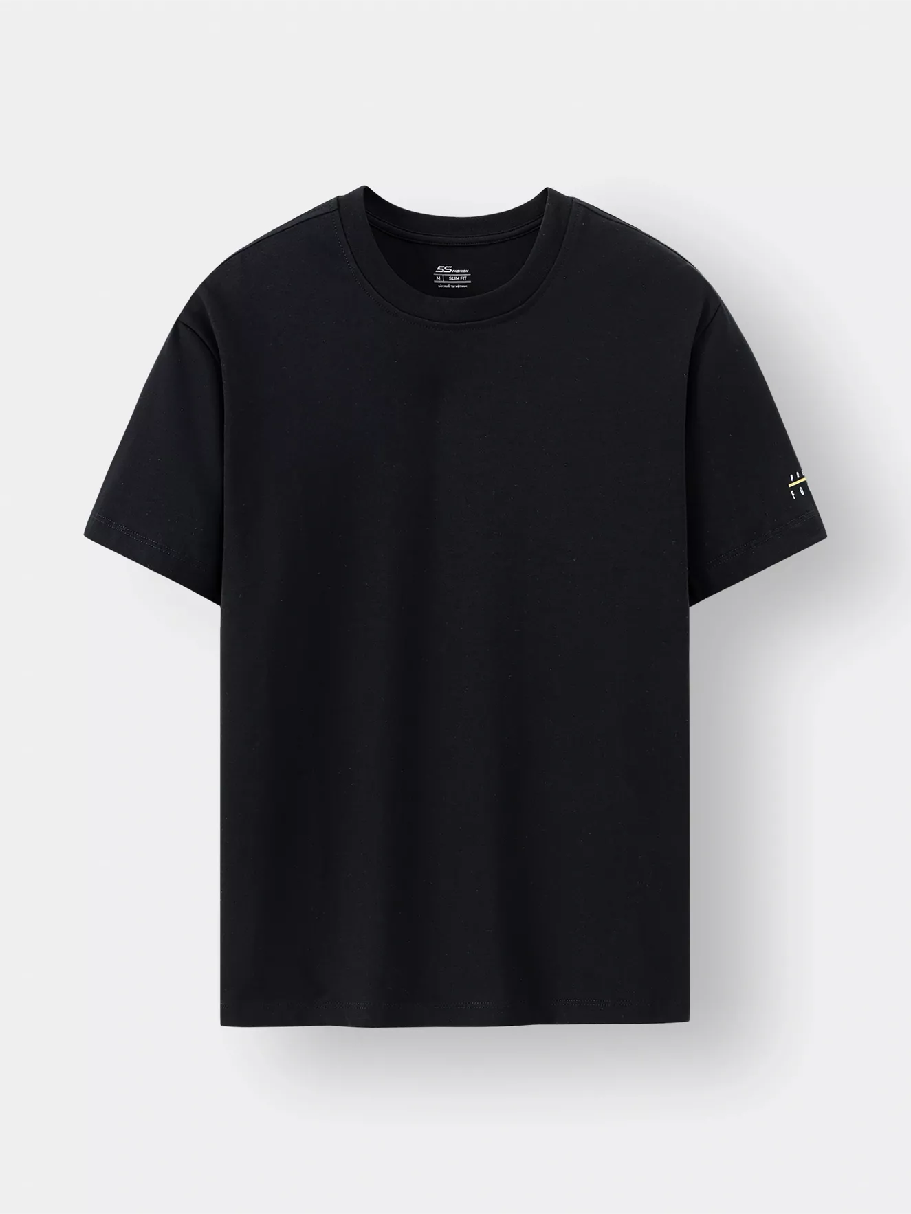 Áo Thun Nam 5S Fashion In Chữ Tay Slimfit ATS24032