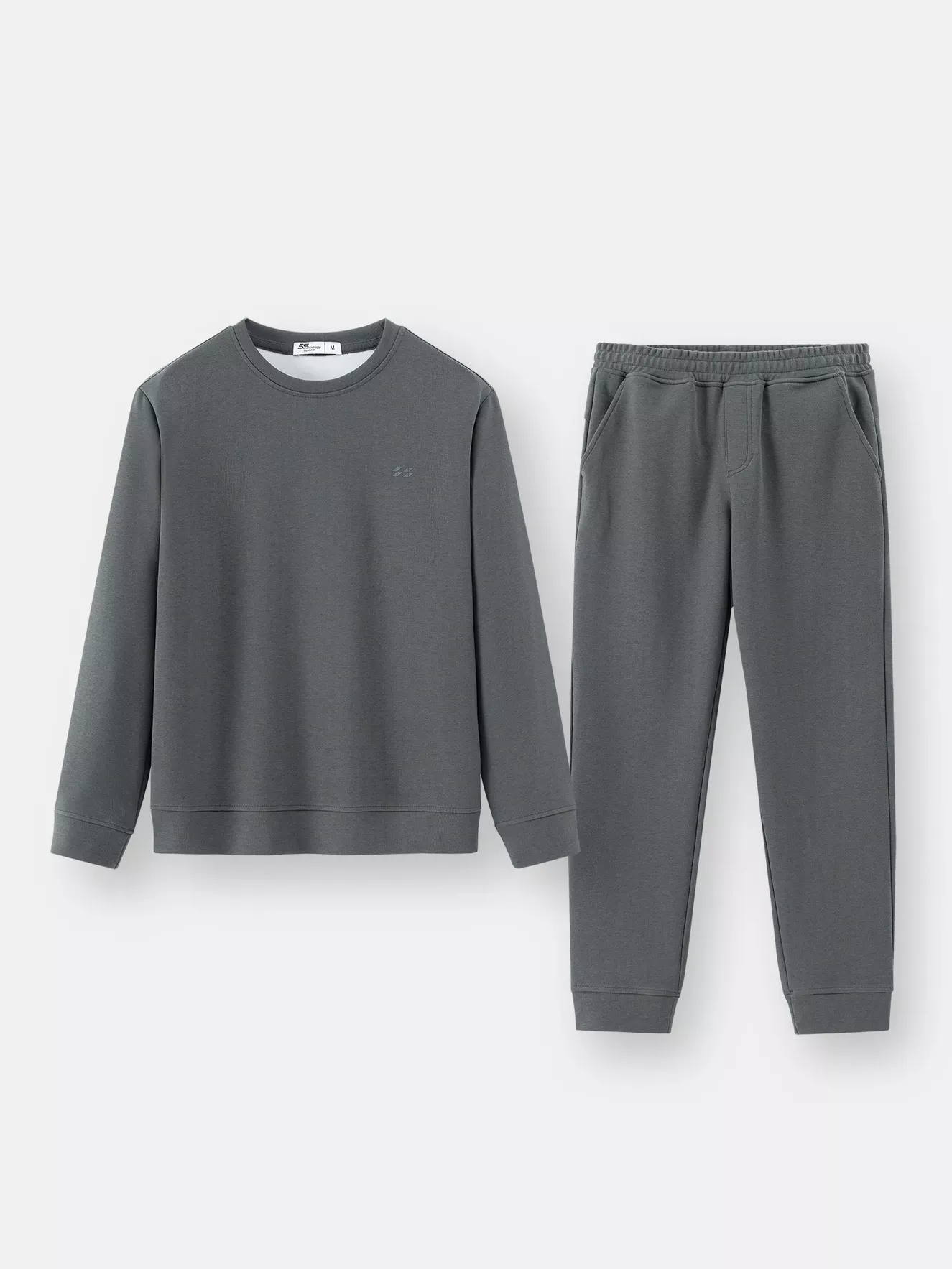 Bộ Quần Áo Nỉ Nam 5S Fashion Trơn Basic Slimfit BNI24001