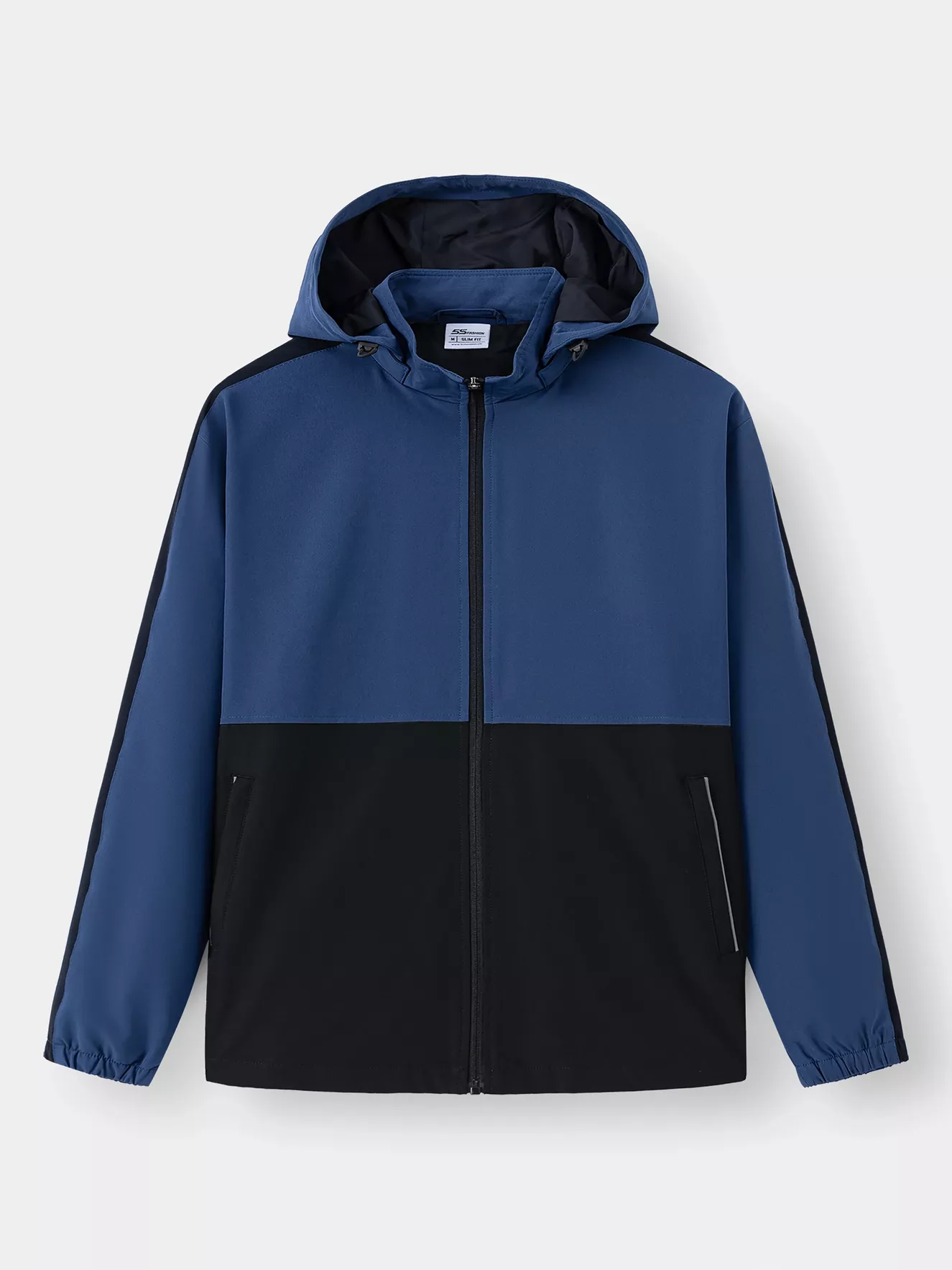 Bộ Quần Áo Gió Có Mũ 5S Fashion Can Phối Slimfit BOG24004