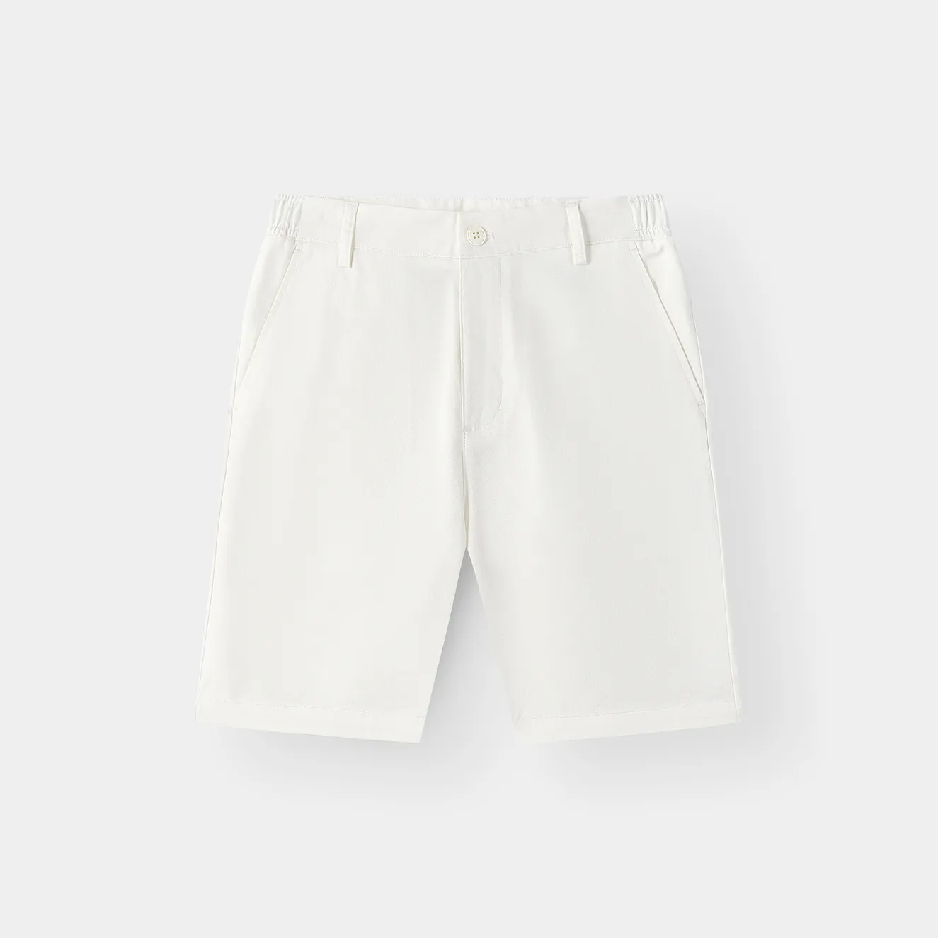 Quần Short Kaki Nam 5S Fashion FLEX-WAIST Cạp Cúc Phối Chun M0QSK26007