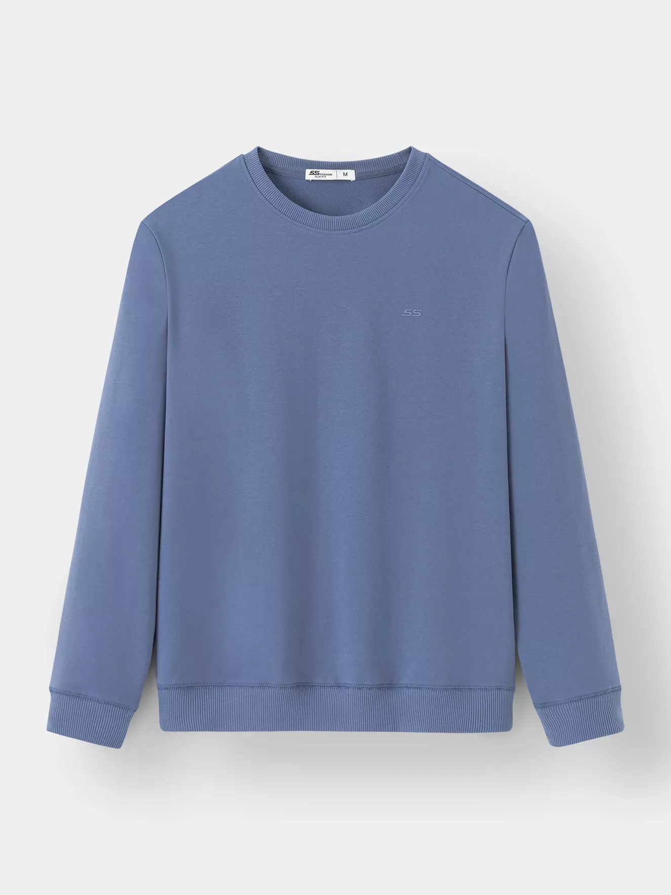 Áo Nỉ Cổ Tròn 5S Fashion Trơn Slimfit ANO23030