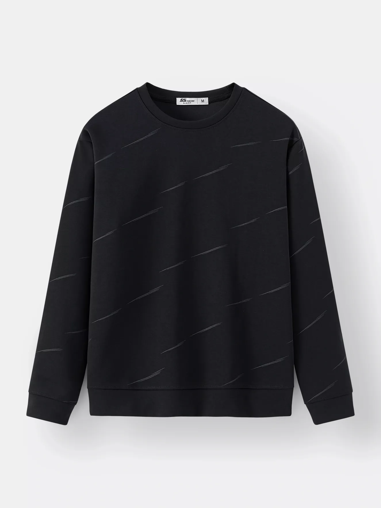 Áo Nỉ Nam 5S FASHION Họa Tiết Phom Slimfit ANI24010