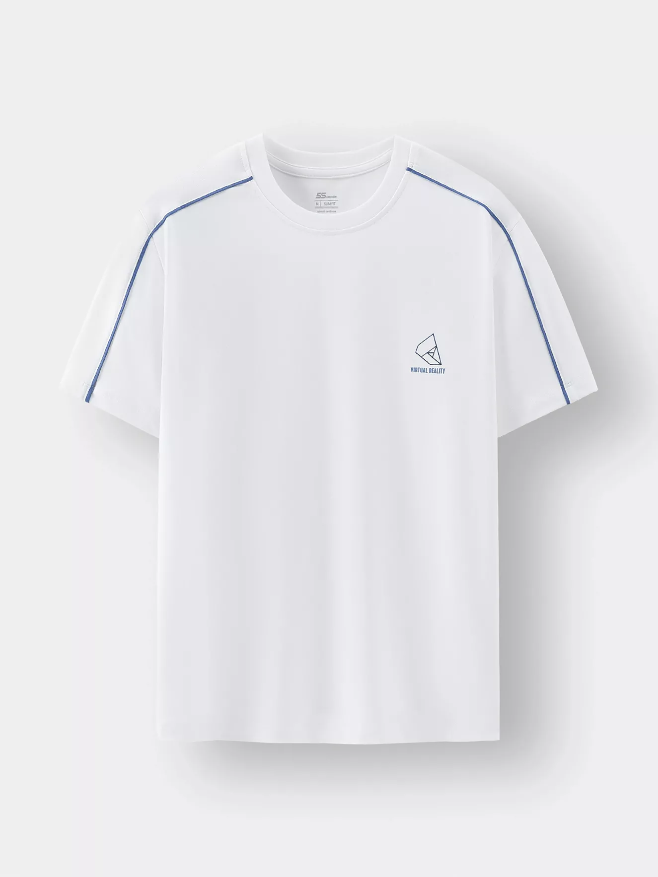 Áo Thun Nam Ngắn Tay 5S Fashion Virtual Reality Slimfit ATS24045