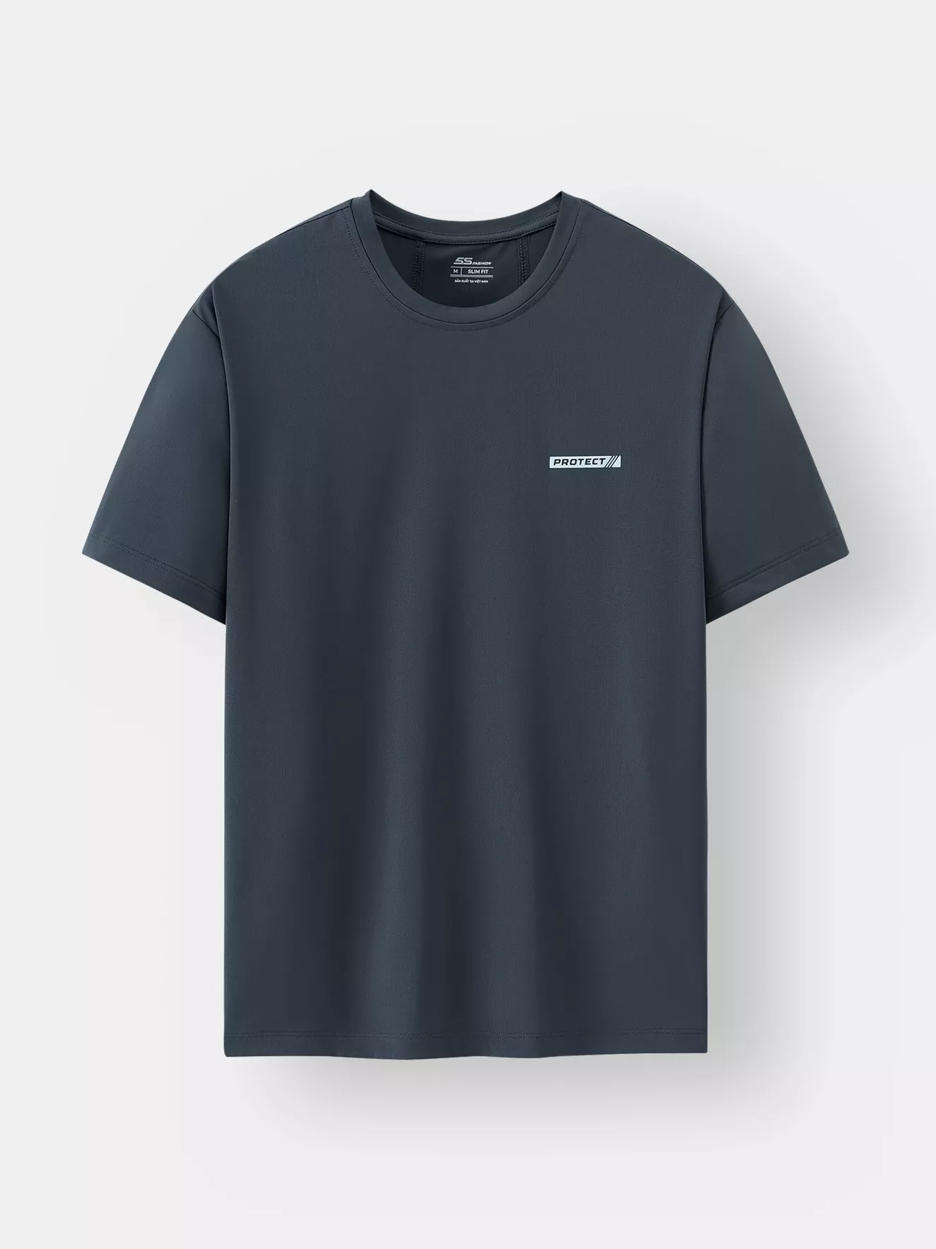 Áo Thun Nam Ngắn Tay 5S Fashion In Chữ Protect Slimfit ATS24011