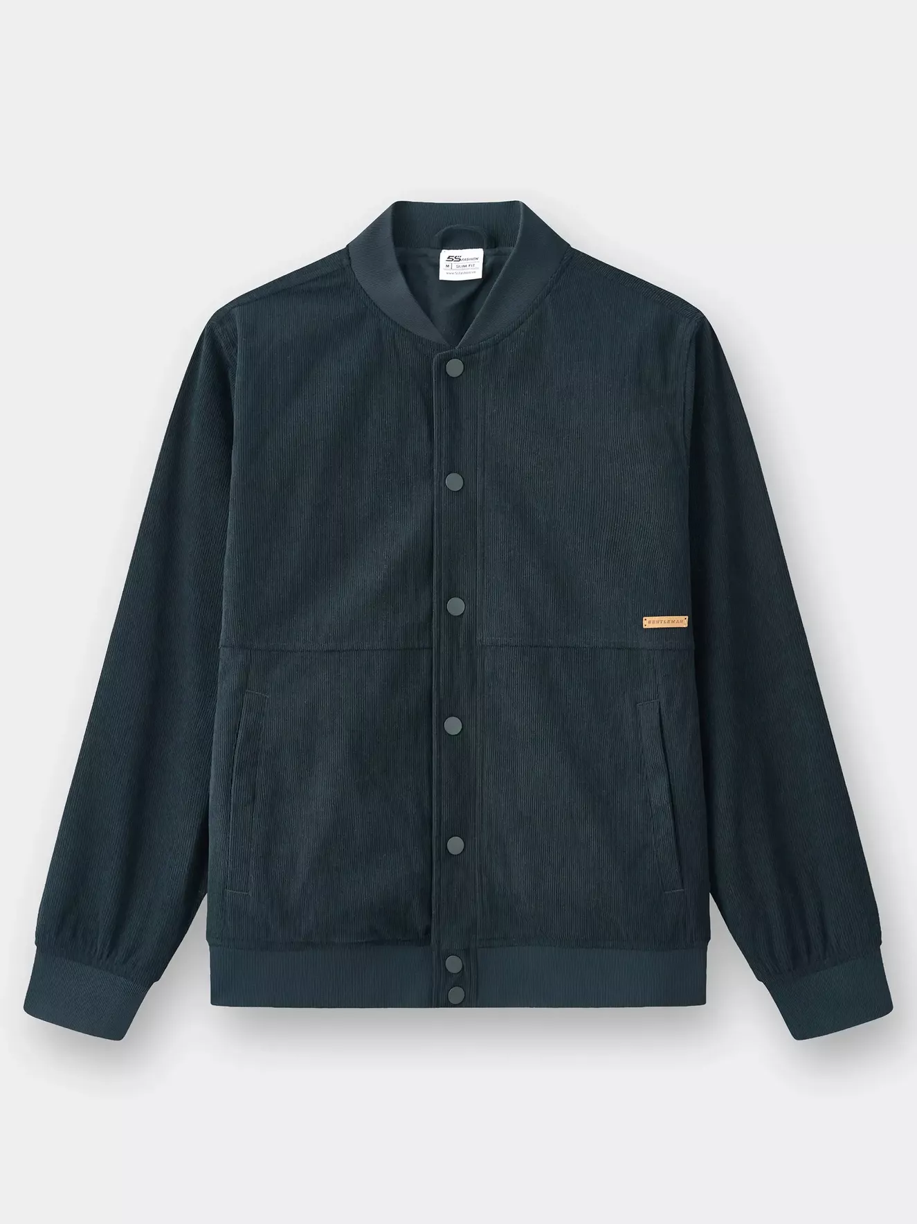 Áo Khoác Bomber Nam 5S Fashion Nỉ Nhung Phom Slimfit M0AKB25009