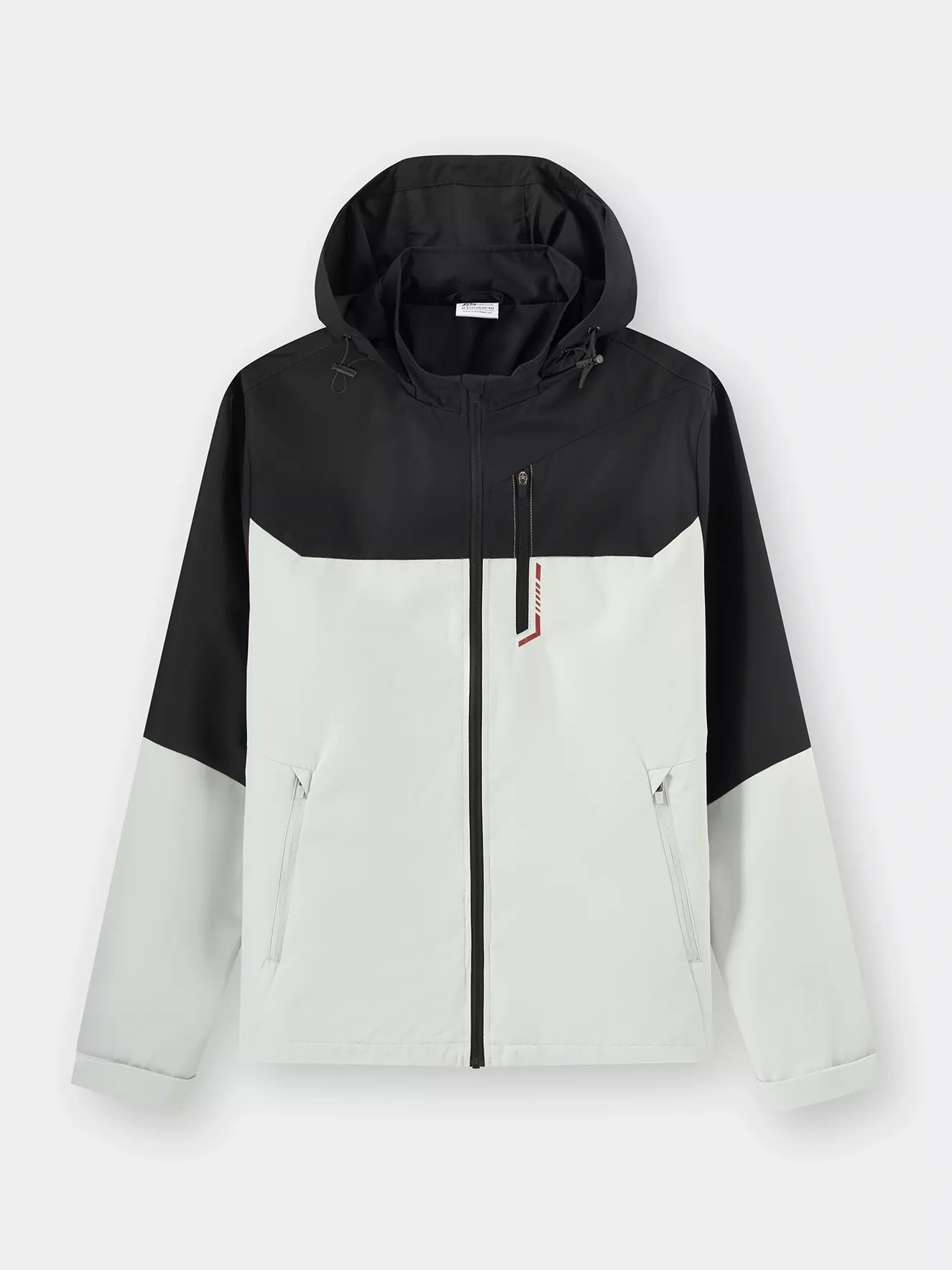 Áo Khoác Gió Nam 5S Fashion Mũ Rời Can Phối Phom Regular M0AKG25004