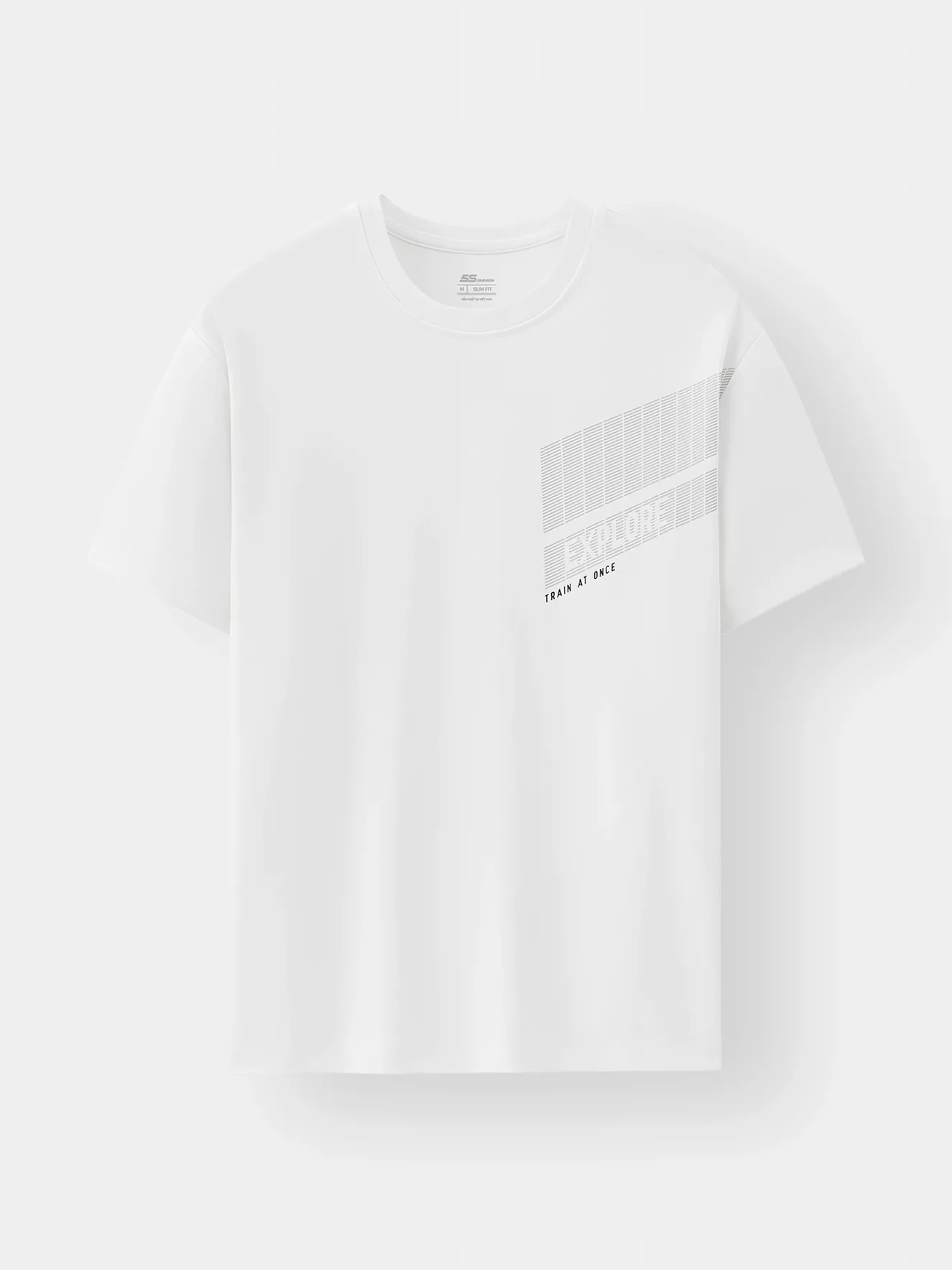 Áo Thun Nam Ngắn Tay 5S Fashion In Typography Cao Cấp ATS25005