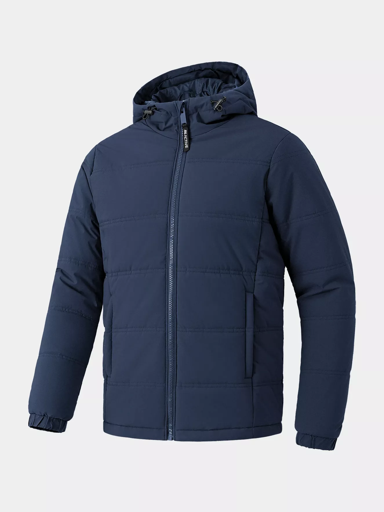 Áo Phao Nam 5S Fashion Có Mũ, Trơn Phom Slimfit APH24162