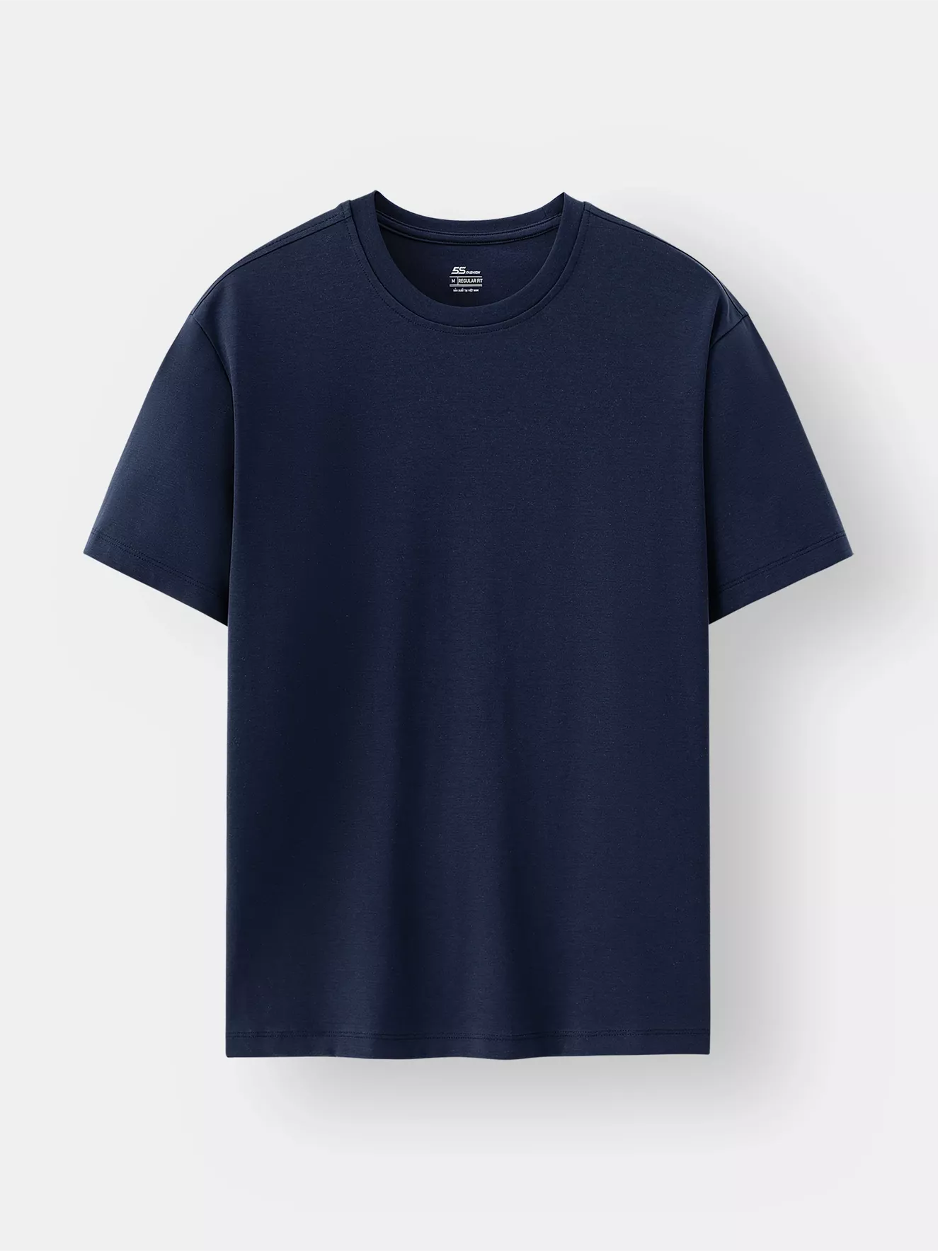 Áo Thun Nam Ngắn Tay 5S Fashion Trơn Regular ATS25059