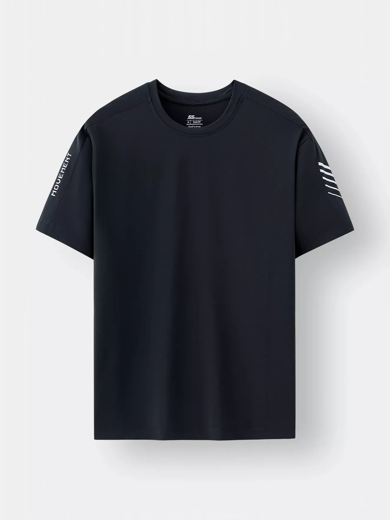 Áo Thun Nam Thể Thao 5S Fashion In Khỏe Khoắn Slimfit ATS25036