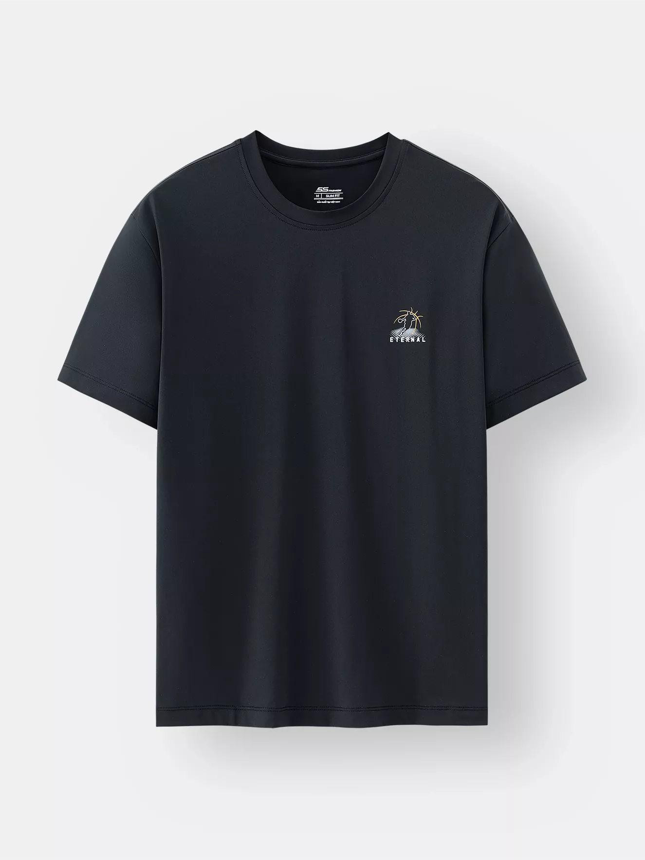 Áo Thun Nam 5S Fashion In Basic Phom Slimfit ATS25033