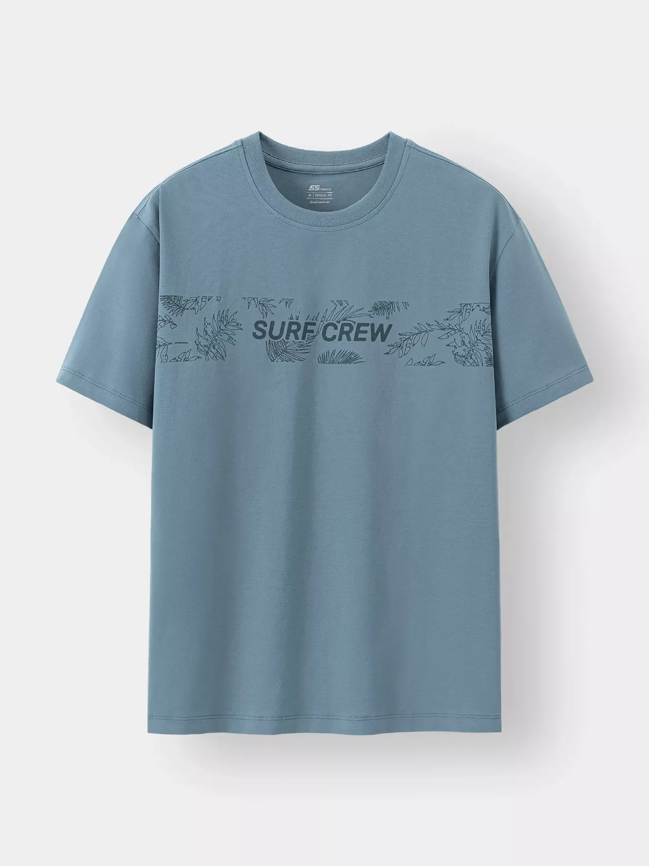 Áo Thun Nam Ngắn Tay 5S Fashion Họa Tiết Phom Casual ATS24019