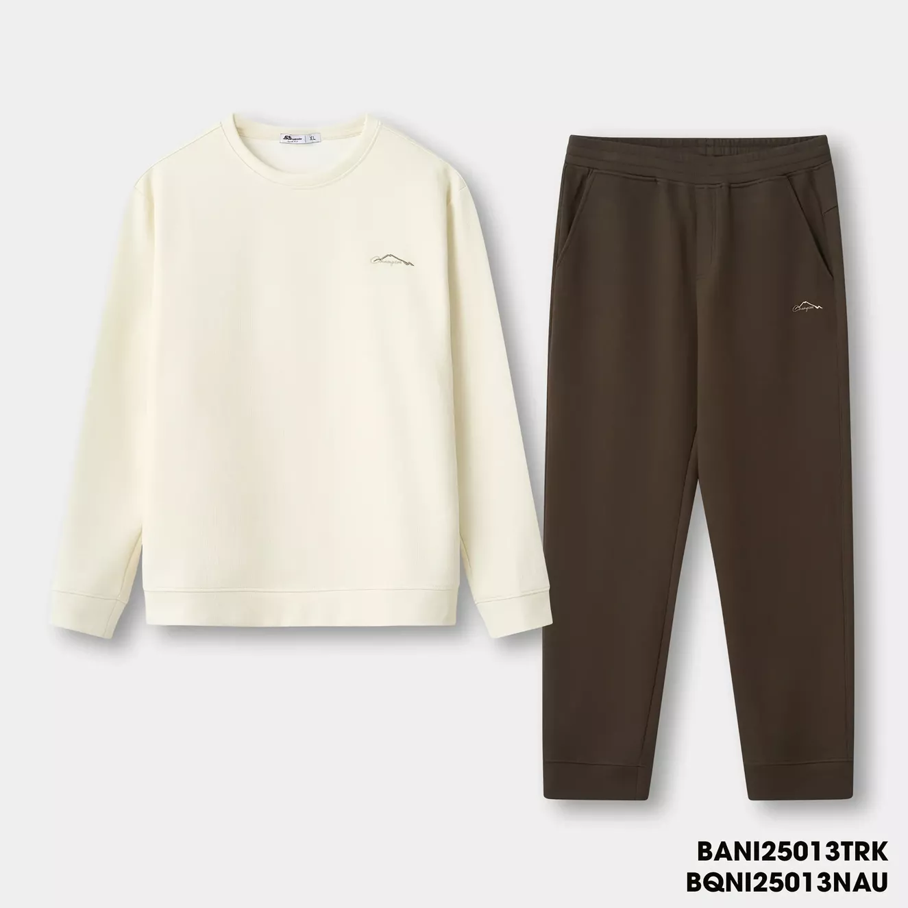 Set Bộ Nỉ Nam 5S Fashion S-WARM Thêu Tinh Tế Phom Slimfit MBNI25013