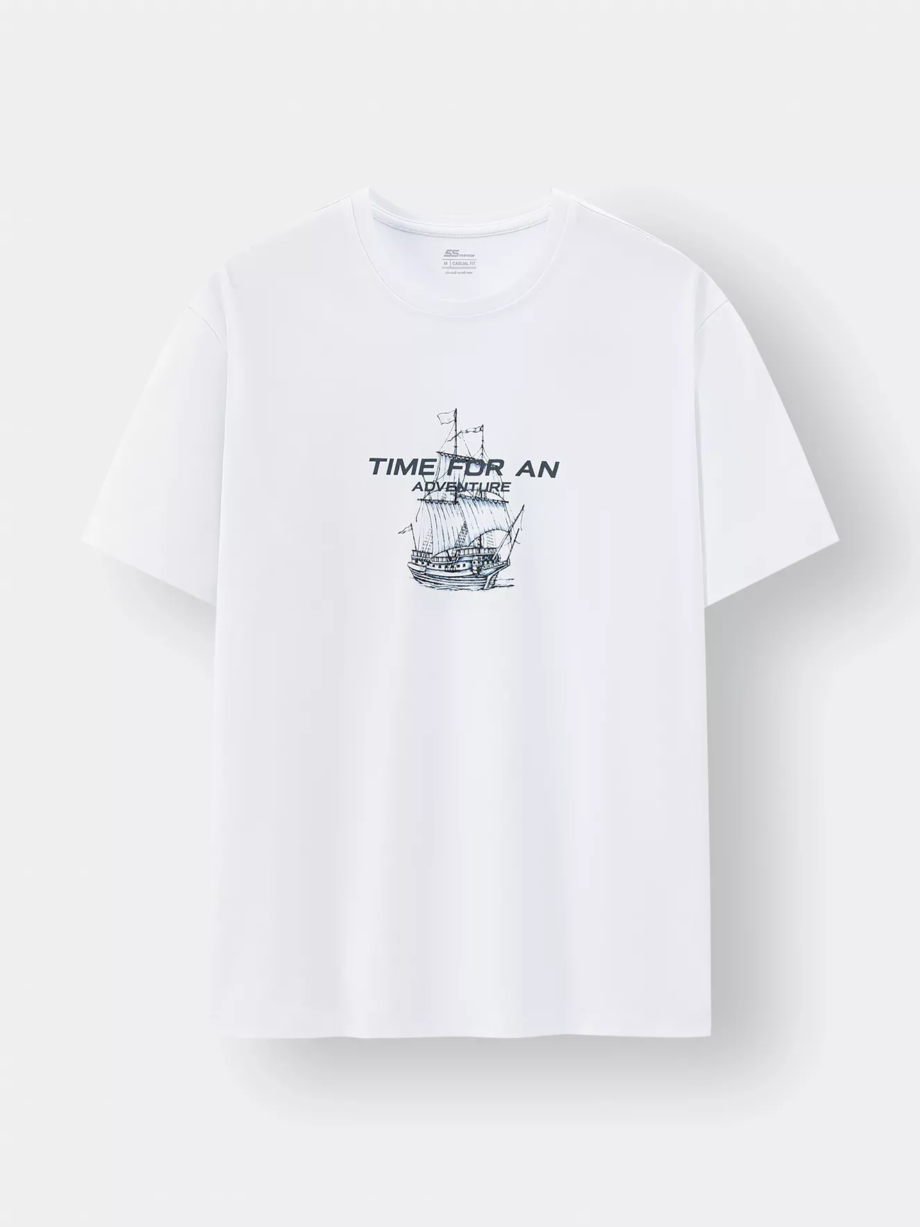 Áo Thun Nam Ngắn Tay 5S Fashion Cotton Casual ATS24026