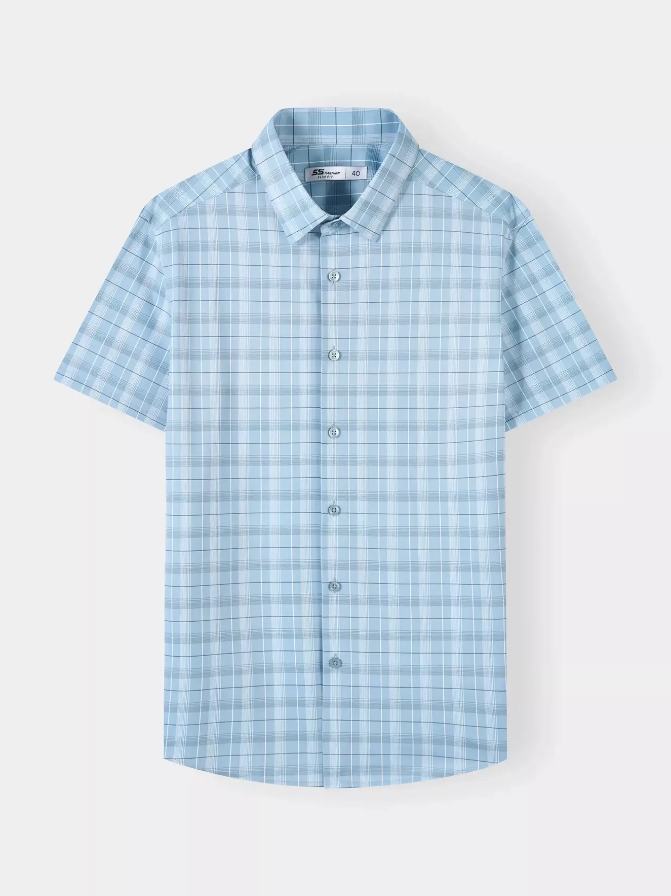 Áo Sơ Mi Nam 5S Fashion Kẻ Ô Phom Slimfit M0ASC26055