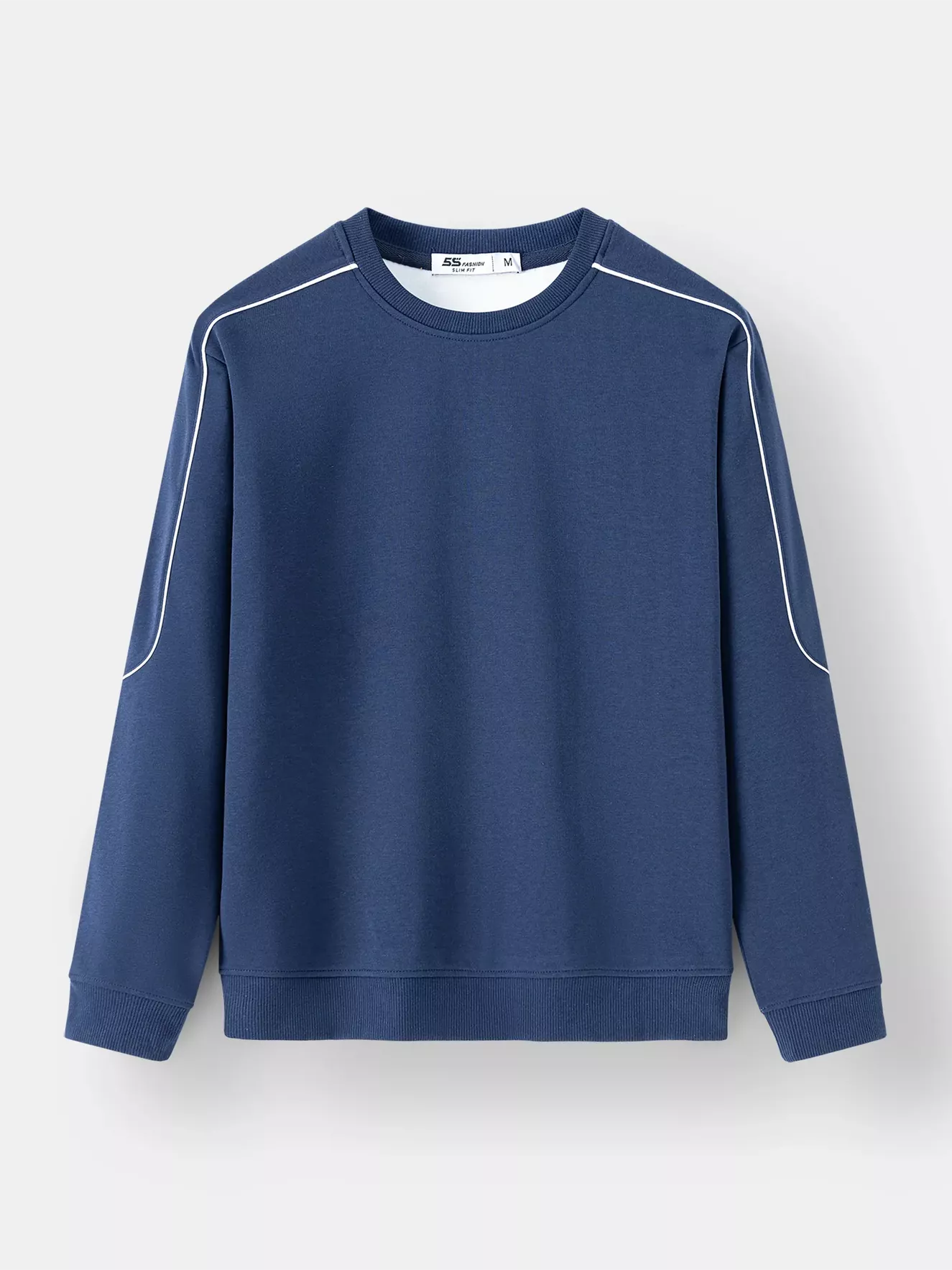 Áo Nỉ Nam Phối Line 5S Fashion Phom Slimfit BANI24020