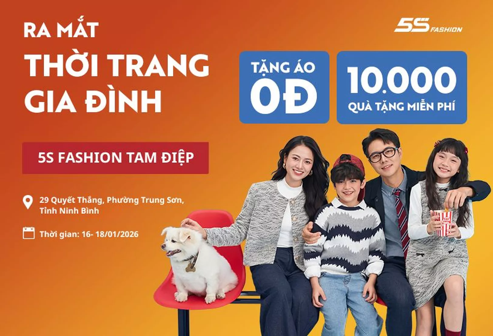 Khai trương 5S Fashion Tam Điệp