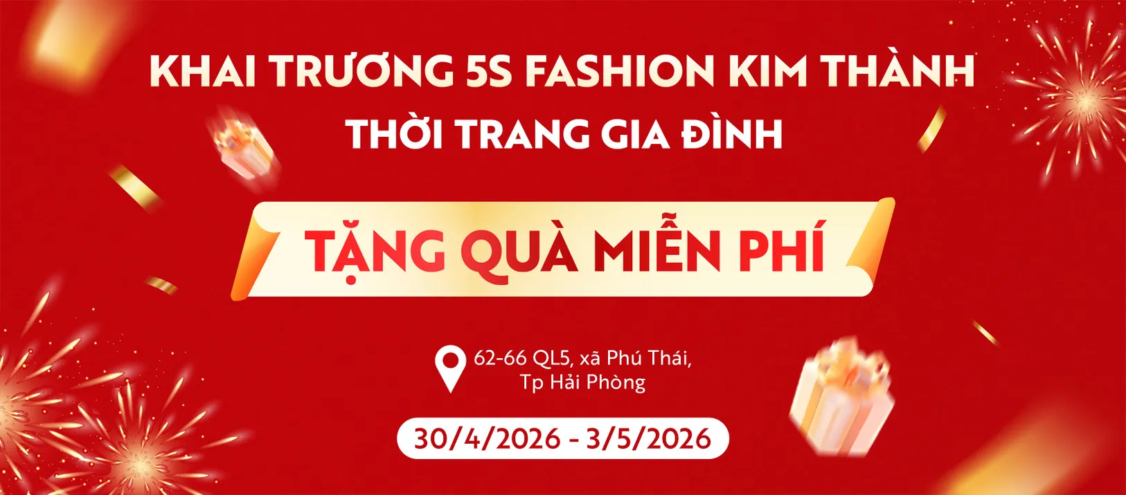 Khai trương 5S Fashion Kim Thành