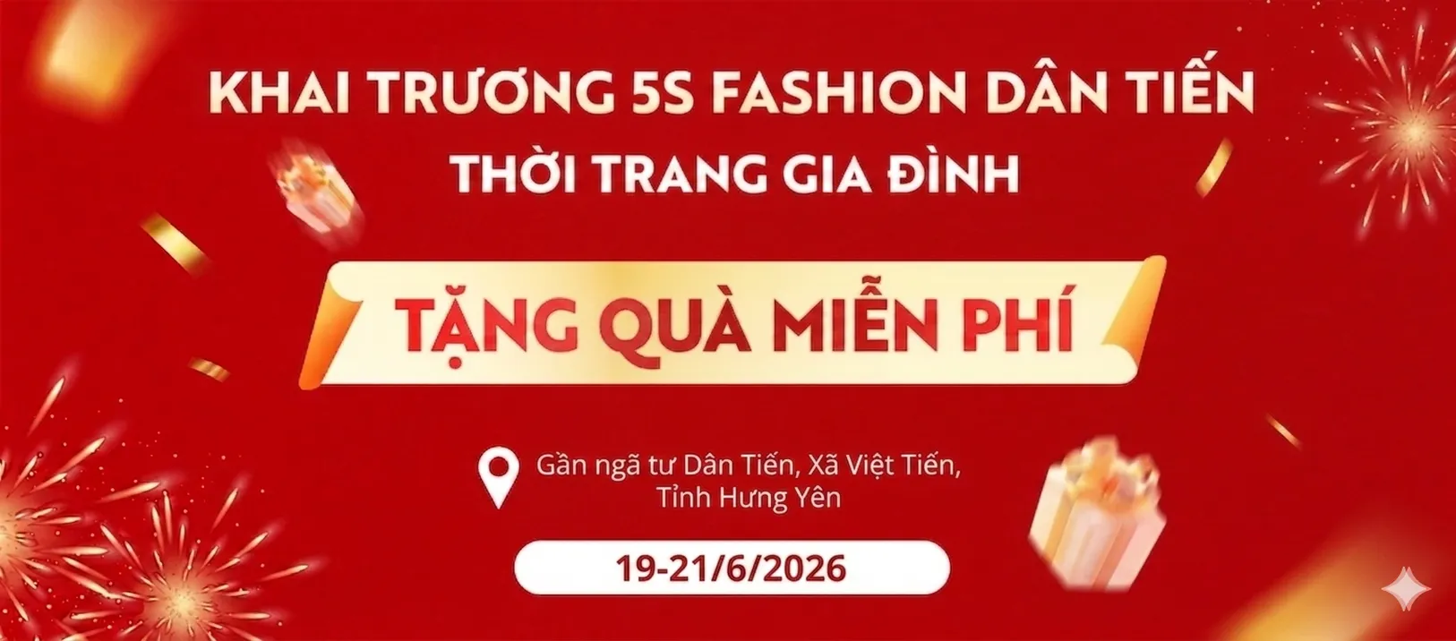 Khai trương 5S Fashion Dân Tiến