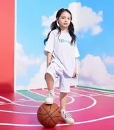 Set Đồ Thể Thao Bé Gái PERATO Phom Loosefit LBTSS5G001