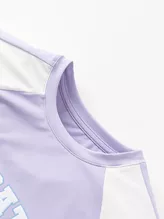 Áo Thun Bé Gái PERATO Tay Raglan Phong Cách Lifestyle L0TSS5G001