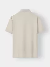 Áo Polo Nam PERATO Phong Cách Training Dệt Hiệu Ứng TBPLS5M002