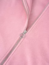 Áo Nỉ Nhung Kéo Khóa Nữ PERATO Lifestyle Phom Regular LBKNW5W013