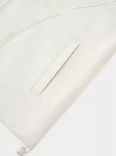 Áo Khoác Gió Nữ PERATO Cổ Dựng 2 Lớp Phối Line TBKGW5W024