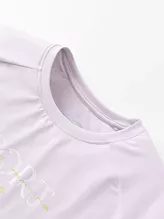 Áo Thun Bé Gái PERATO Phong Cách Training Năng Động T0TSS5G002