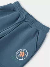 Quần Nỉ Bé Trai PERATO Phong Cách Baseketball Cạp Chun BBQNW5B002