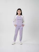 Set Bộ Nỉ Bé Gái PERATO Phong Cách Basketball Phom Regular BBNW5G010